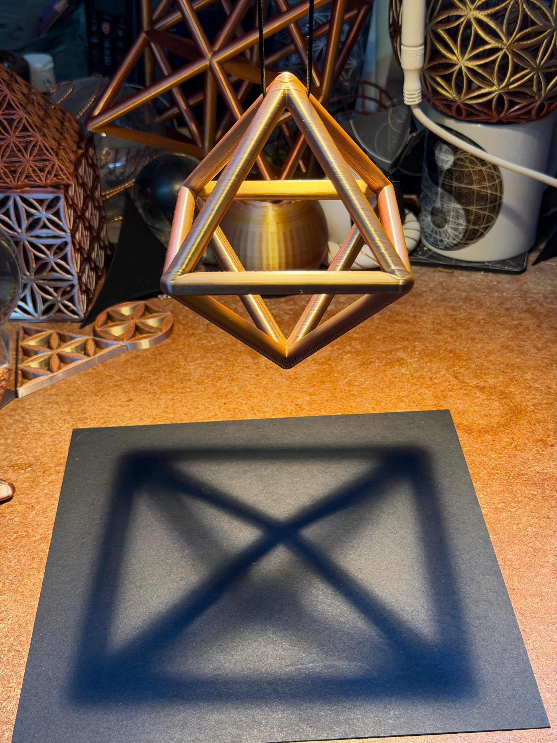 The Precision Octahedron: Large 132mm Edition - Nature of Flowers