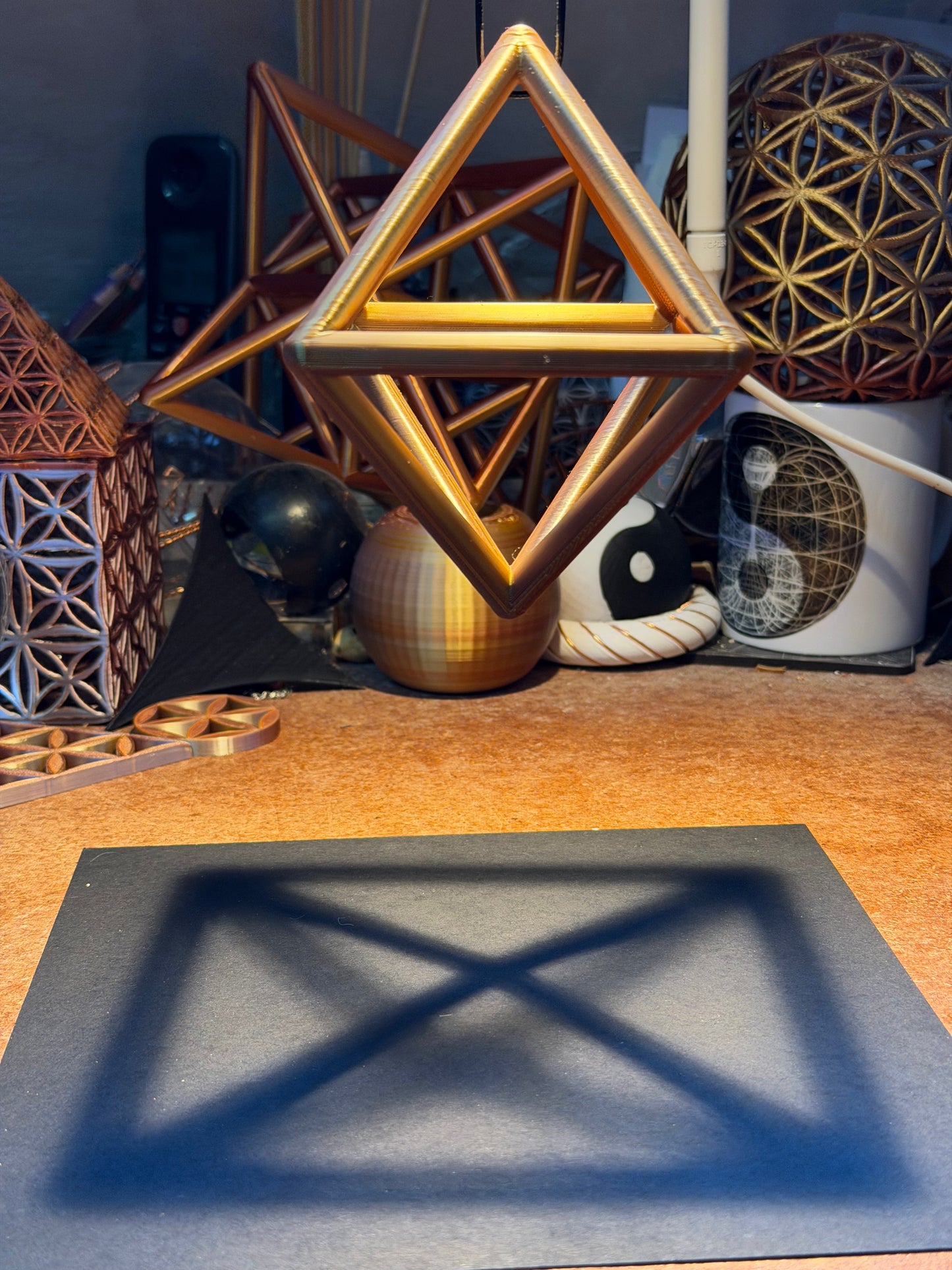 The Precision Octahedron: Large 132mm Edition - Nature of Flowers