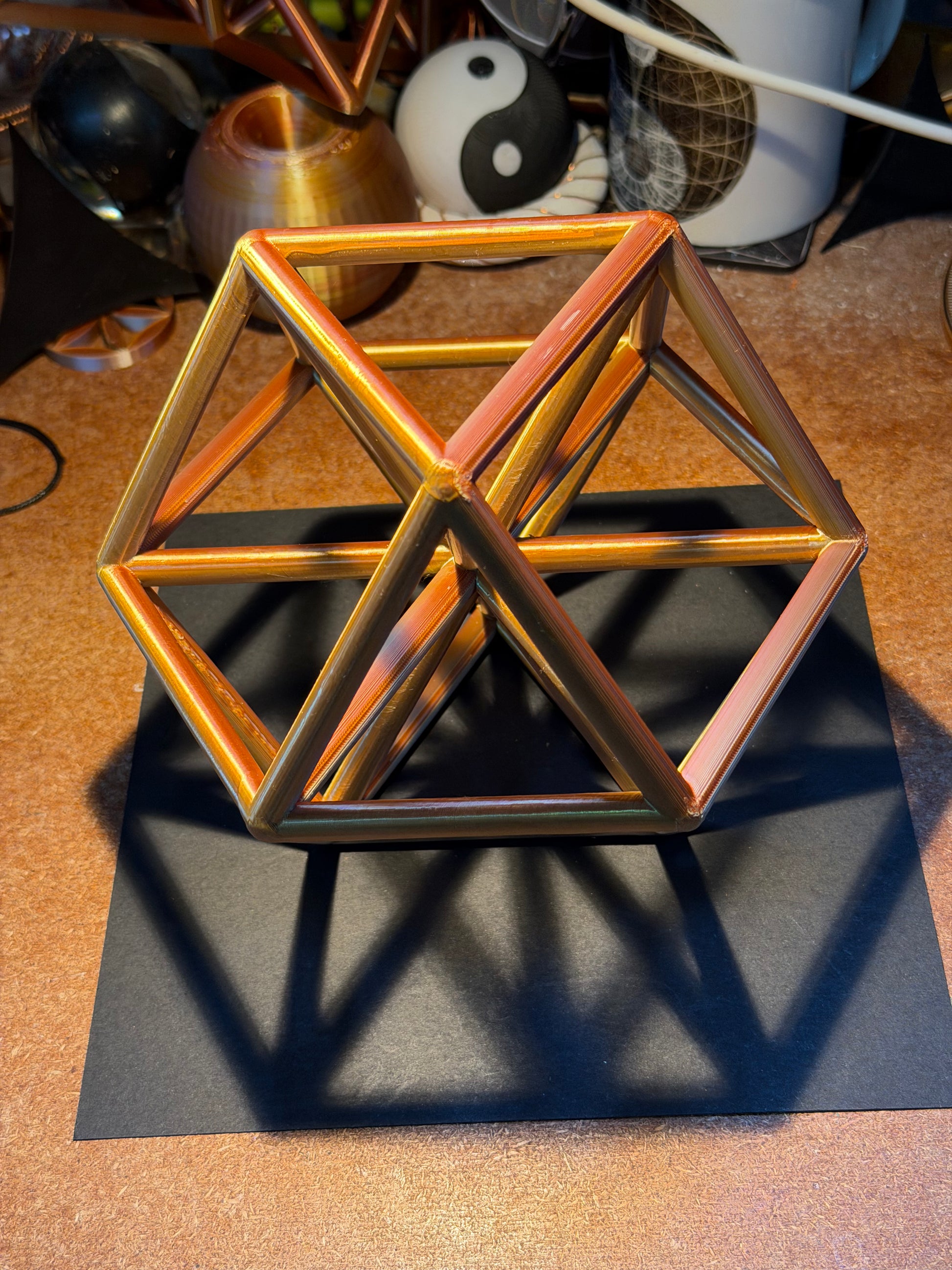 The Vector Equilibrium: 190mm Sacred Geometry Sculpture - Nature of Flowers