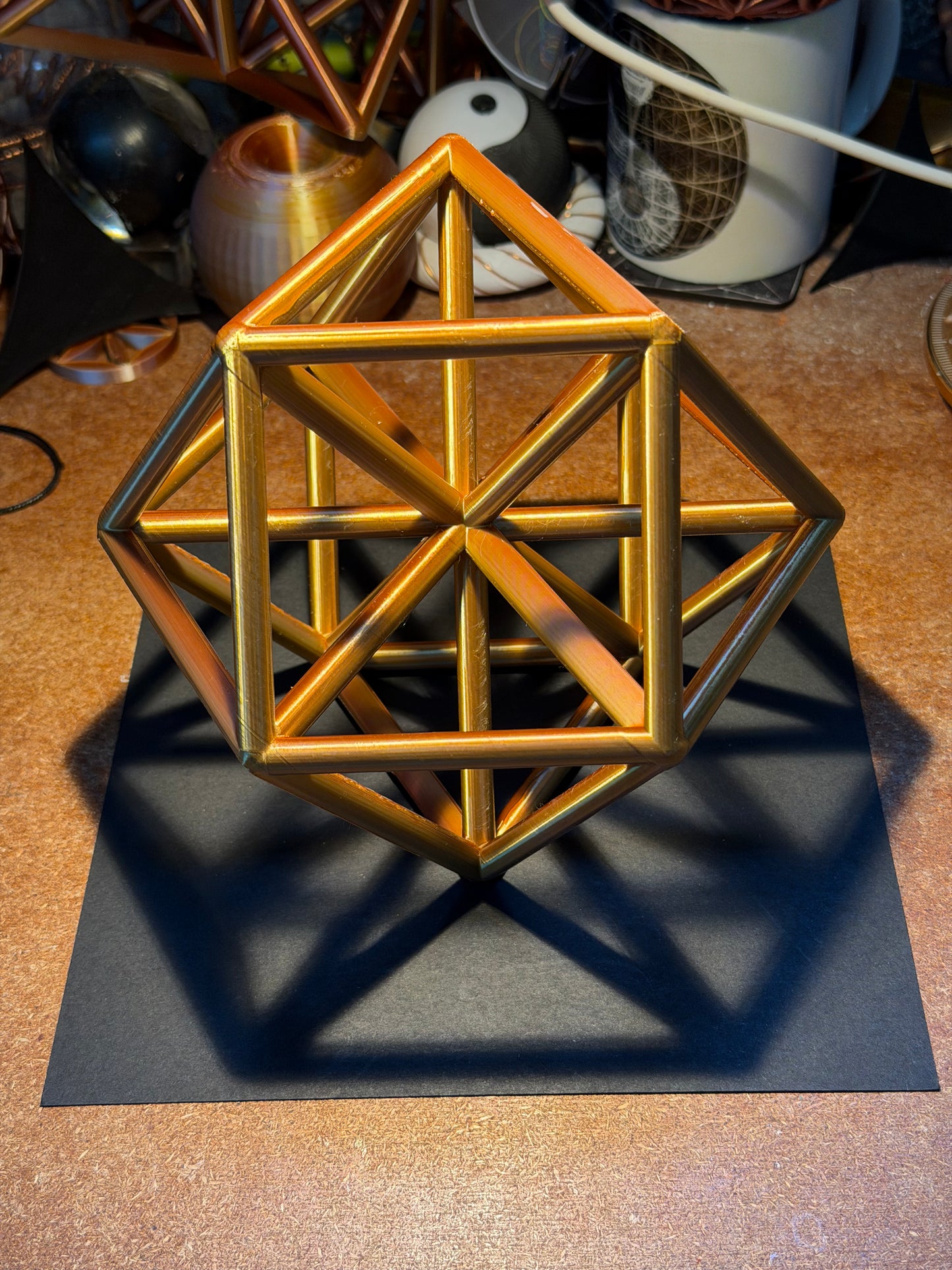 The Vector Equilibrium: 190mm Sacred Geometry Sculpture - Nature of Flowers