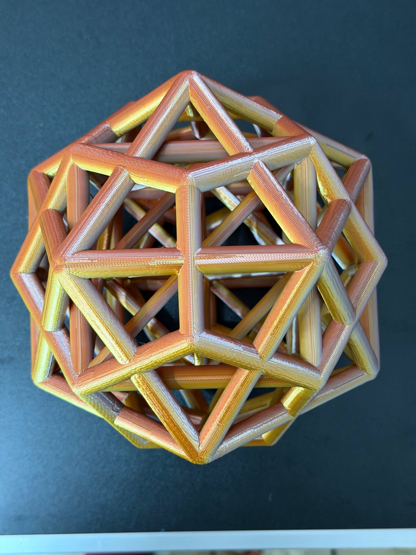 The Master Alchemist: 5-in-1 Nested Platonic Solids Sculpture - Nature of Flowers