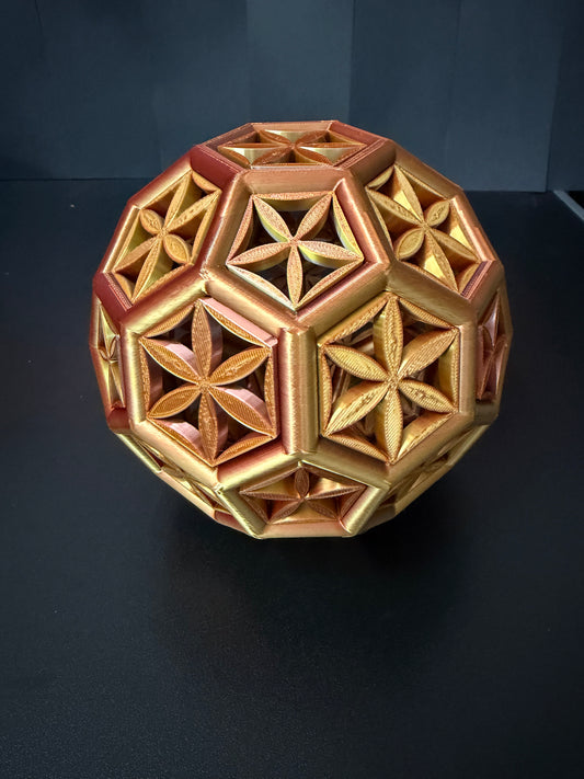 The Infused Truncated Icosahedron: Fractal Buckyball Edition - Nature of Flowers