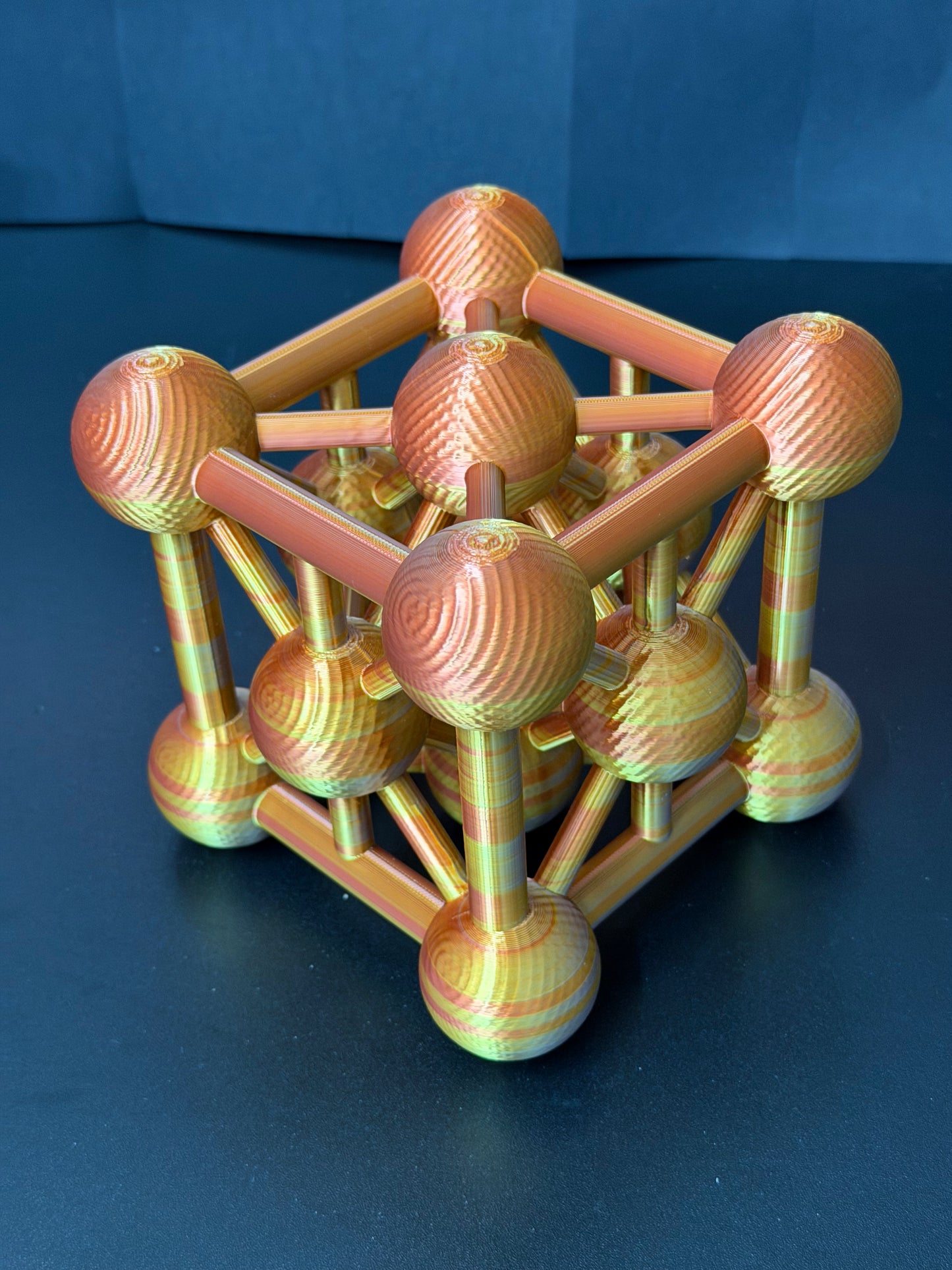 The Master Architect: 150mm 3D Metatron’s Cube - Nature of Flowers