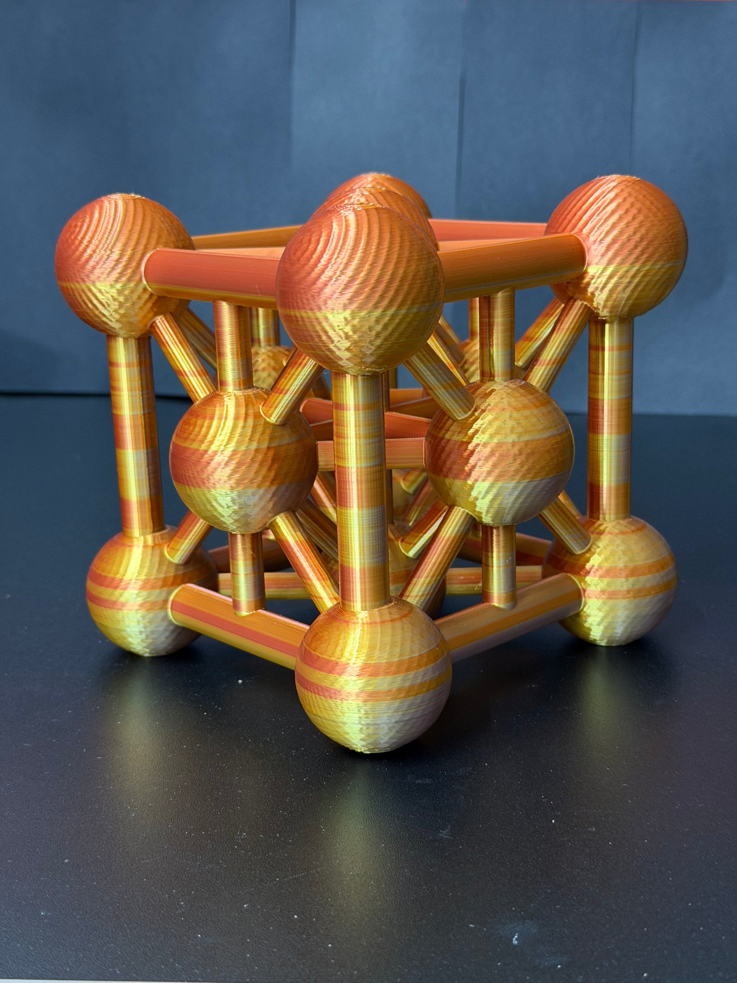 The Master Architect: 150mm 3D Metatron’s Cube - Nature of Flowers