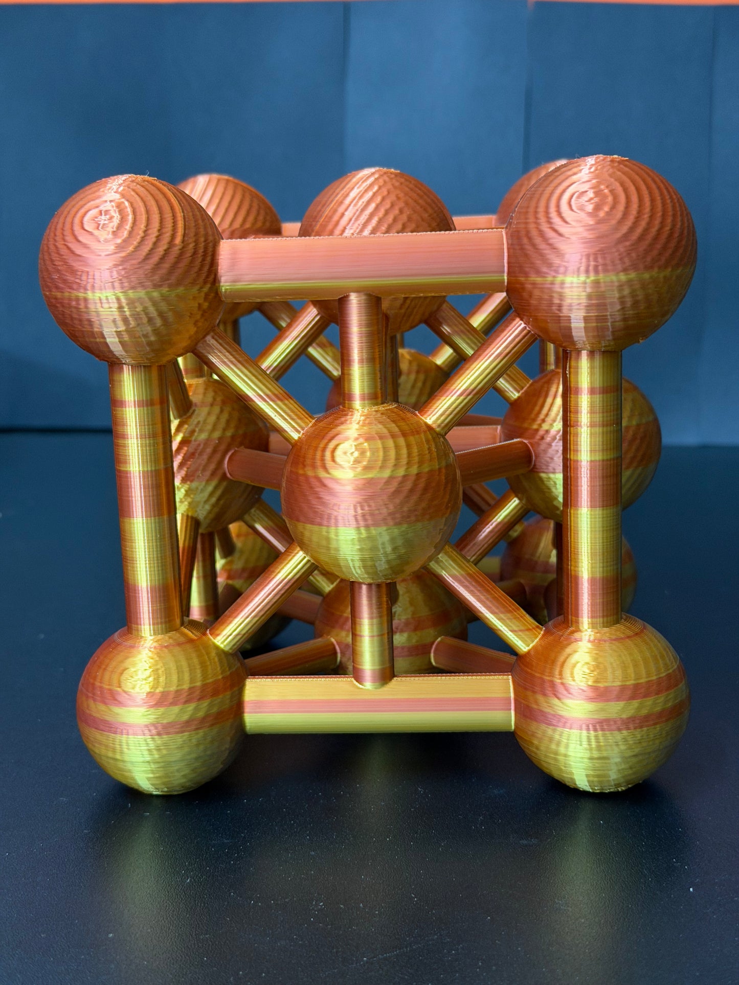 The Master Architect: 150mm 3D Metatron’s Cube - Nature of Flowers