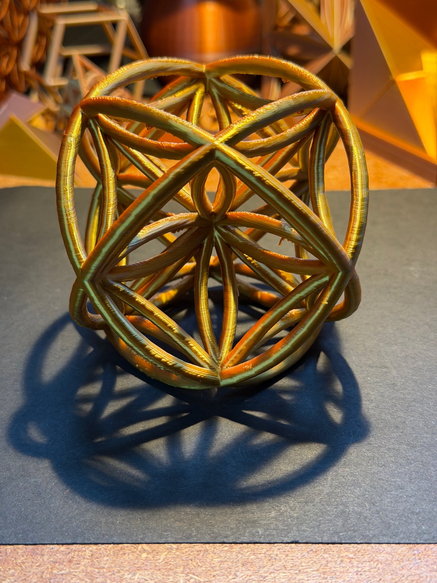 Curved Vector Equilibrium Sculpture (100mm) - Nature of Flowers