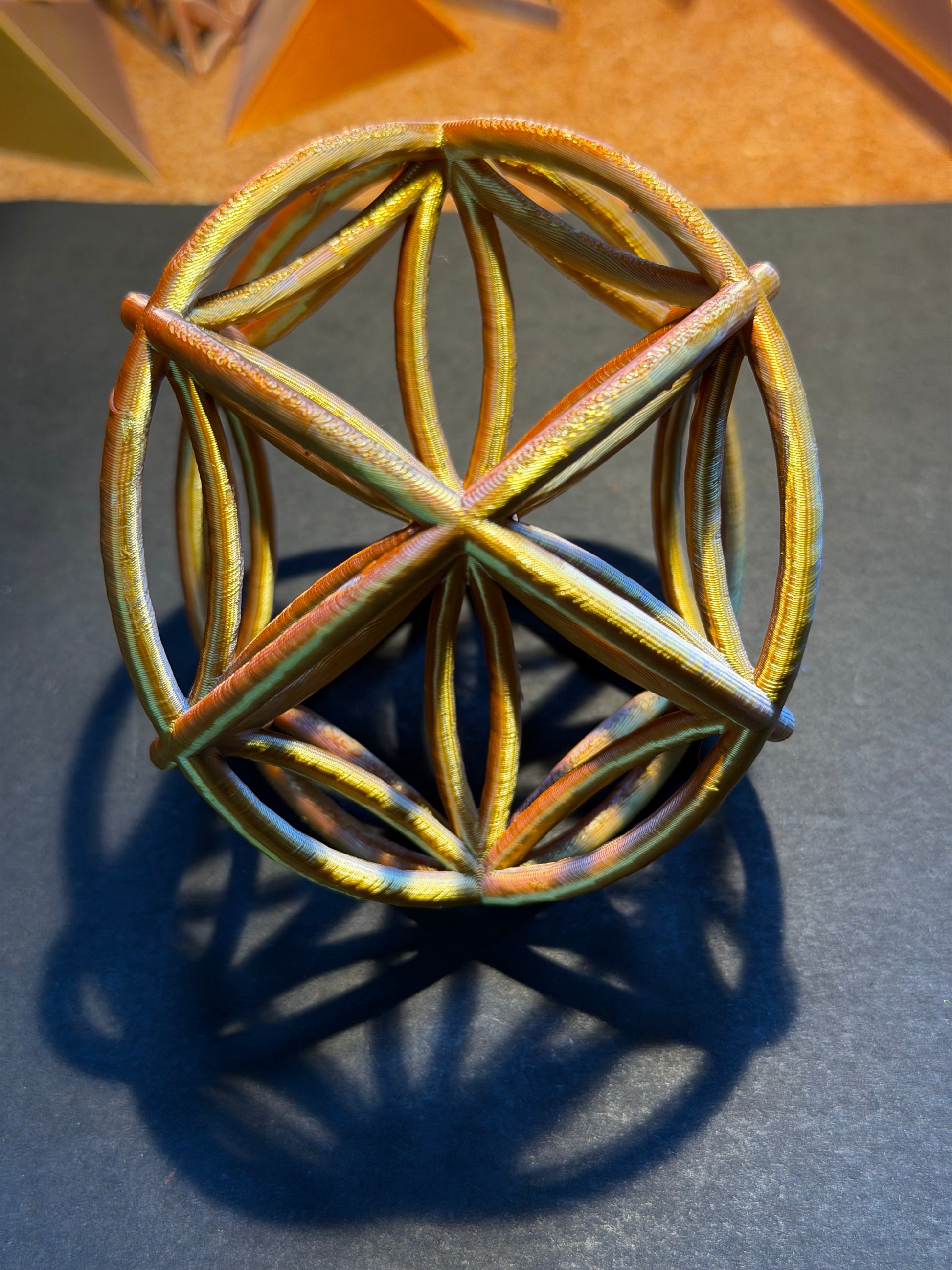Curved Vector Equilibrium Sculpture (100mm) - Nature of Flowers