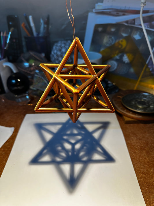 Merkaba with Central Octahedron – Sacred Geometry of Light & Balance