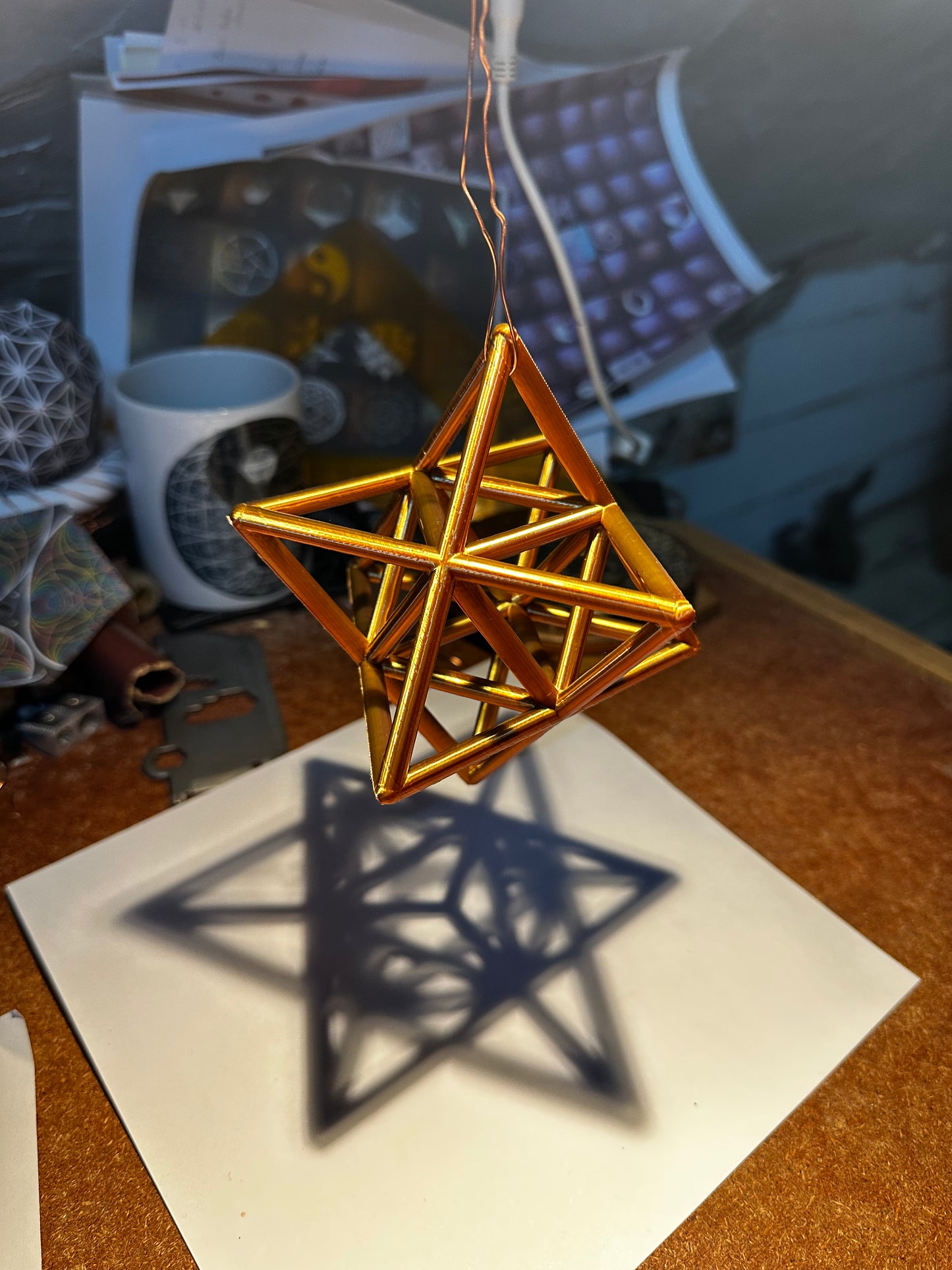 Merkaba with Central Octahedron – Sacred Geometry of Light & Balance