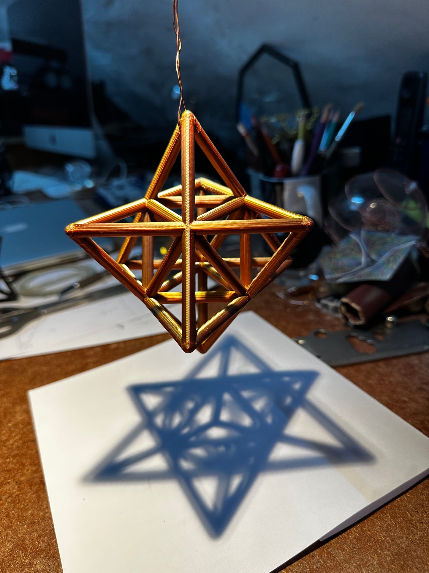 Merkaba with Central Octahedron – Sacred Geometry of Light & Balance