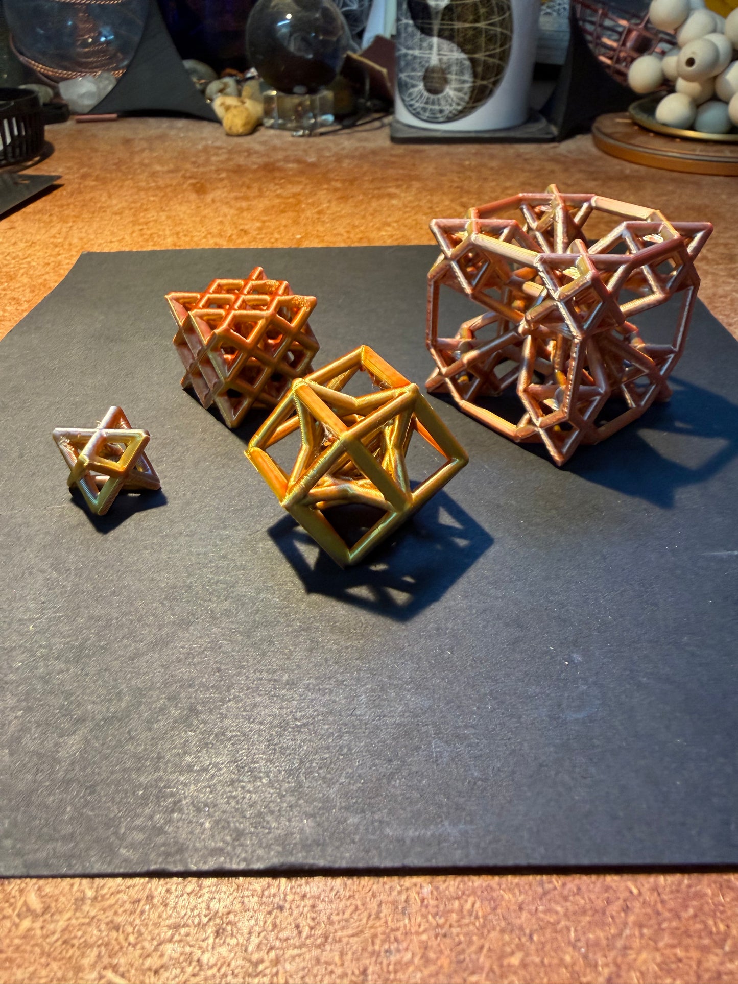 1D, 2D, 3D, 4D set by Tony Burr