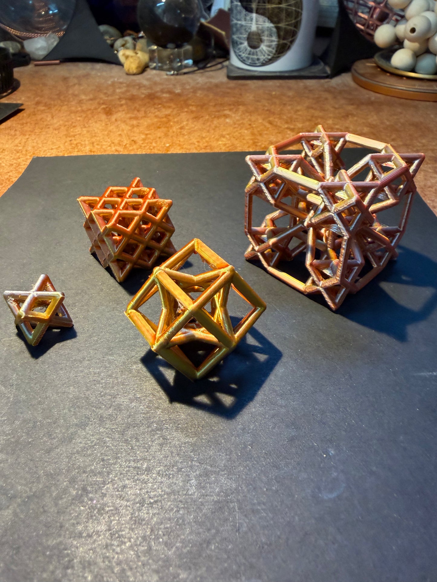 1D, 2D, 3D, 4D set by Tony Burr