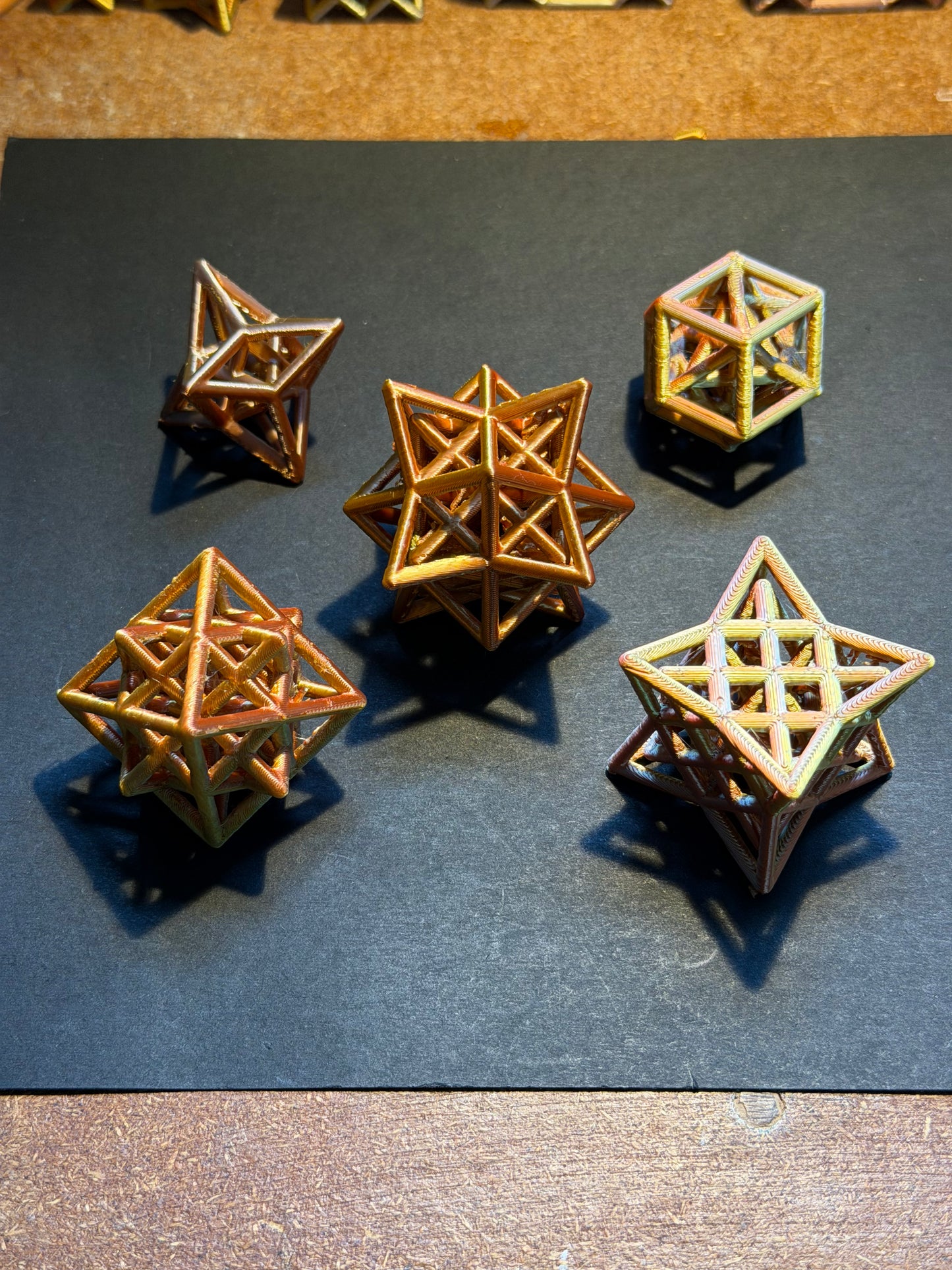 5 variations on Tony Burr’s 1D, 2D and 3D