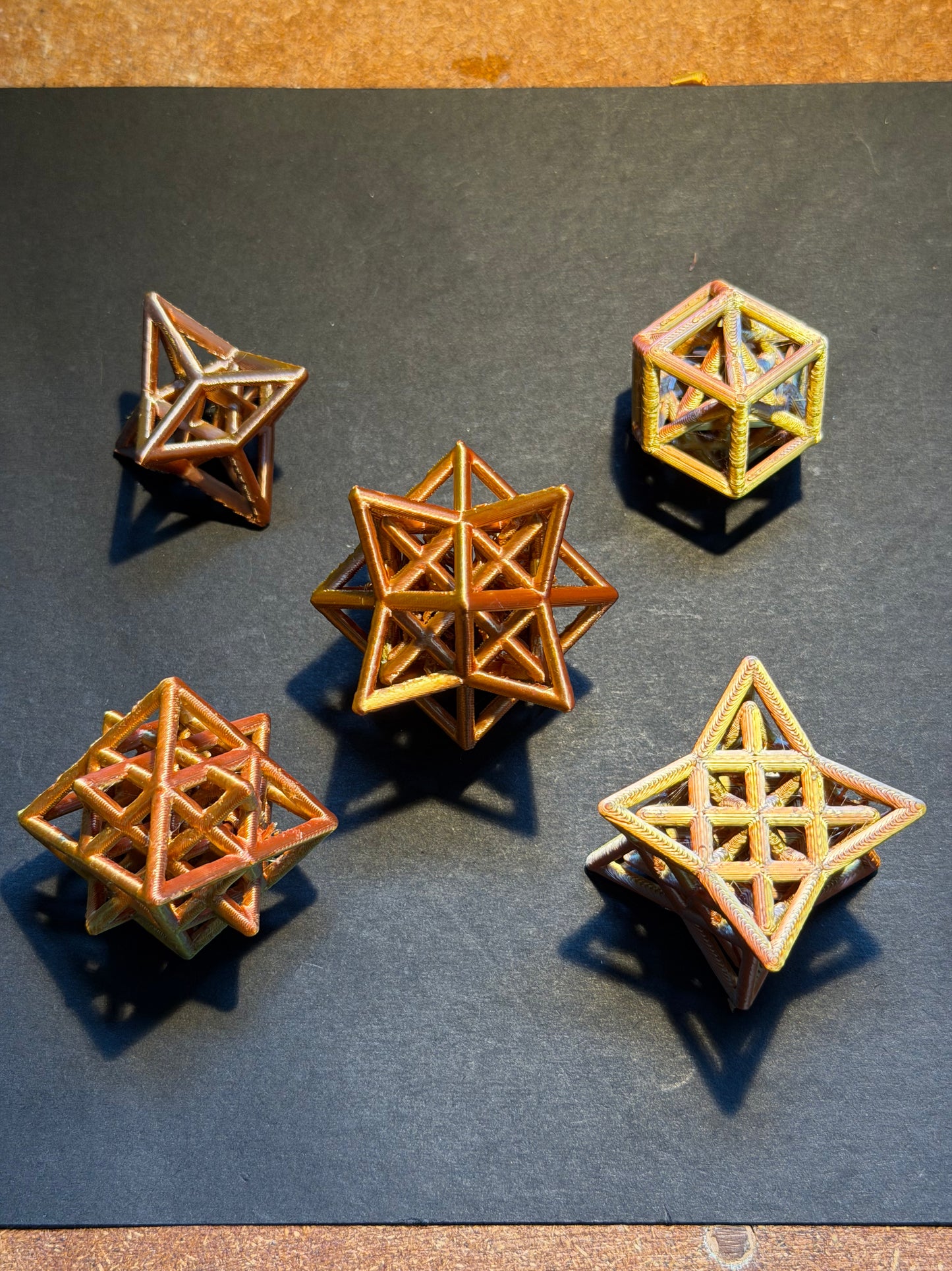 5 variations on Tony Burr’s 1D, 2D and 3D