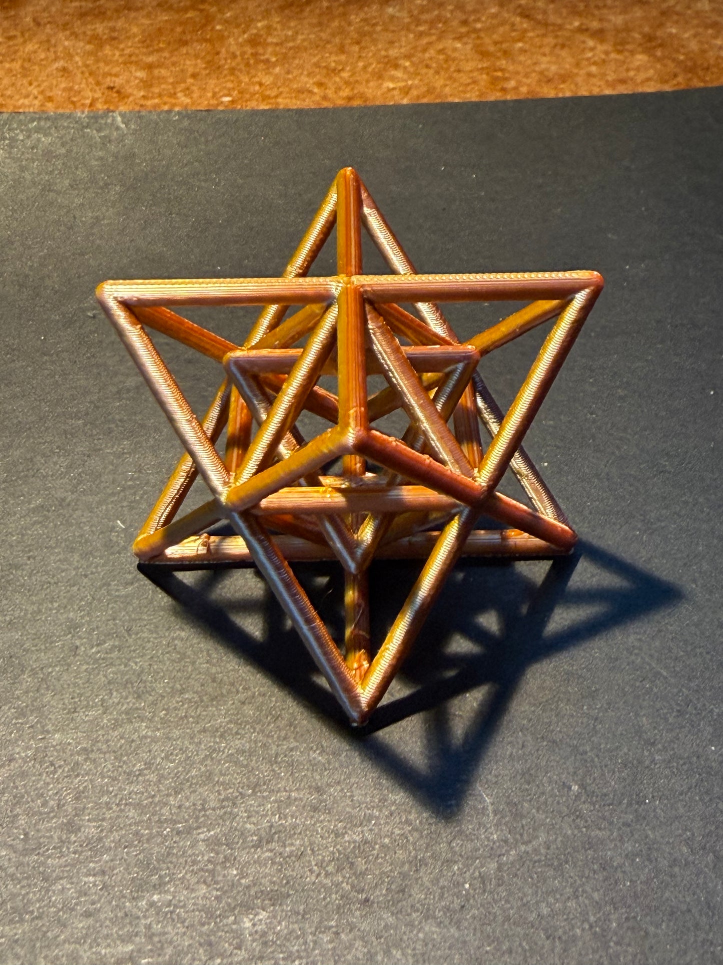 Star Tetrahedron small scale  Merkaba (Order 1) with central Double tetrahedrons 1D