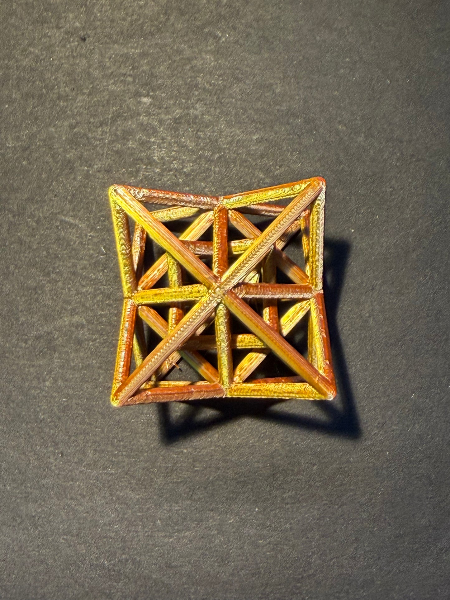 Star Tetrahedron small scale  Merkaba (Order 1) with central Double tetrahedrons 1D
