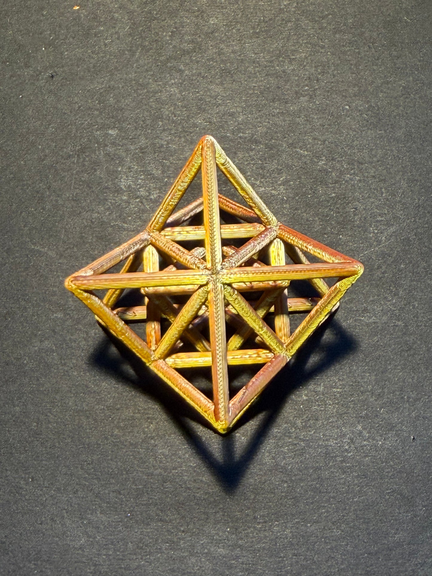 Star Tetrahedron small scale  Merkaba (Order 1) with central Tetrahedron