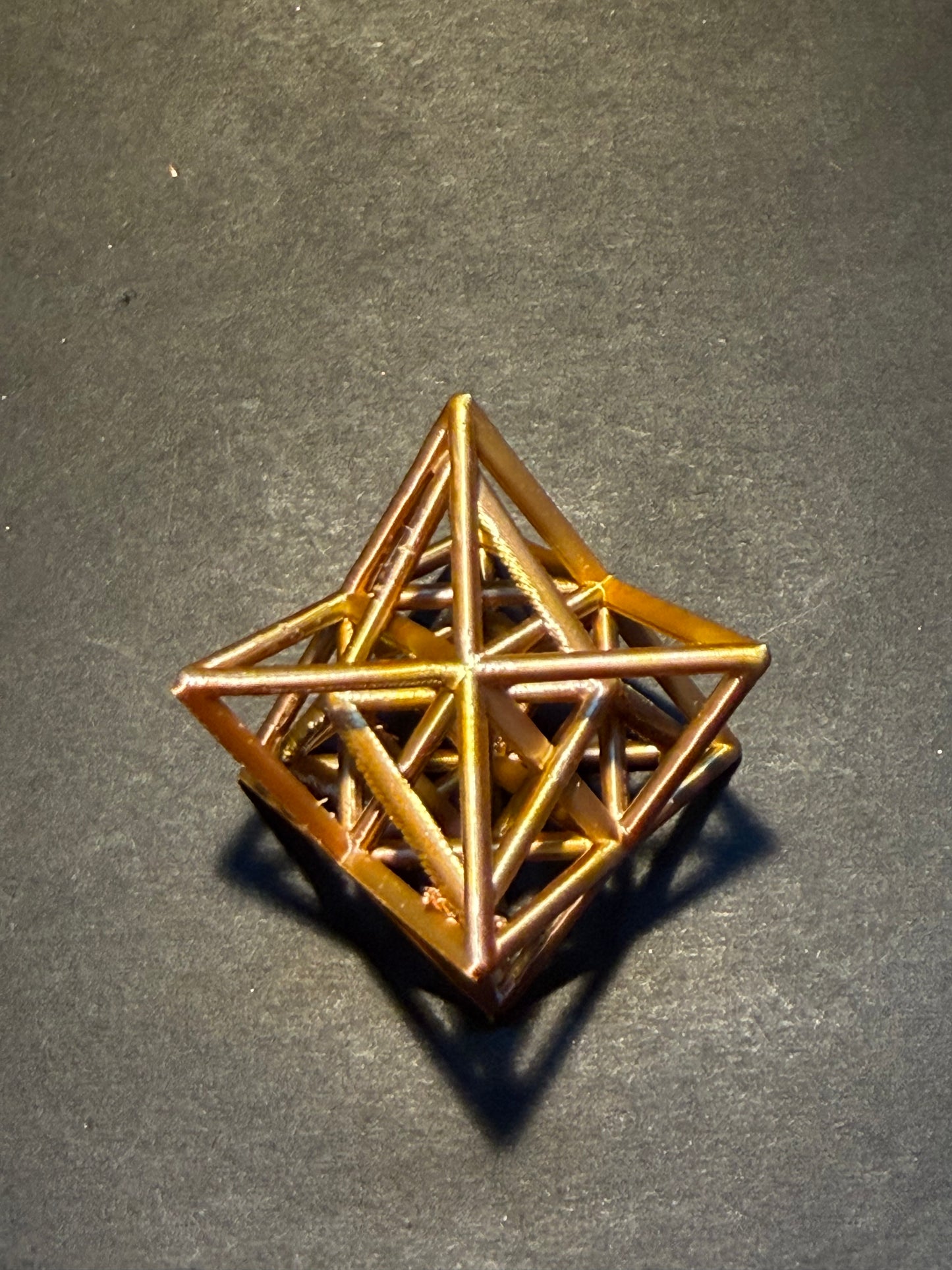 Star Tetrahedron small scale  Merkaba (Order 1) with central stellated tetrahedrons