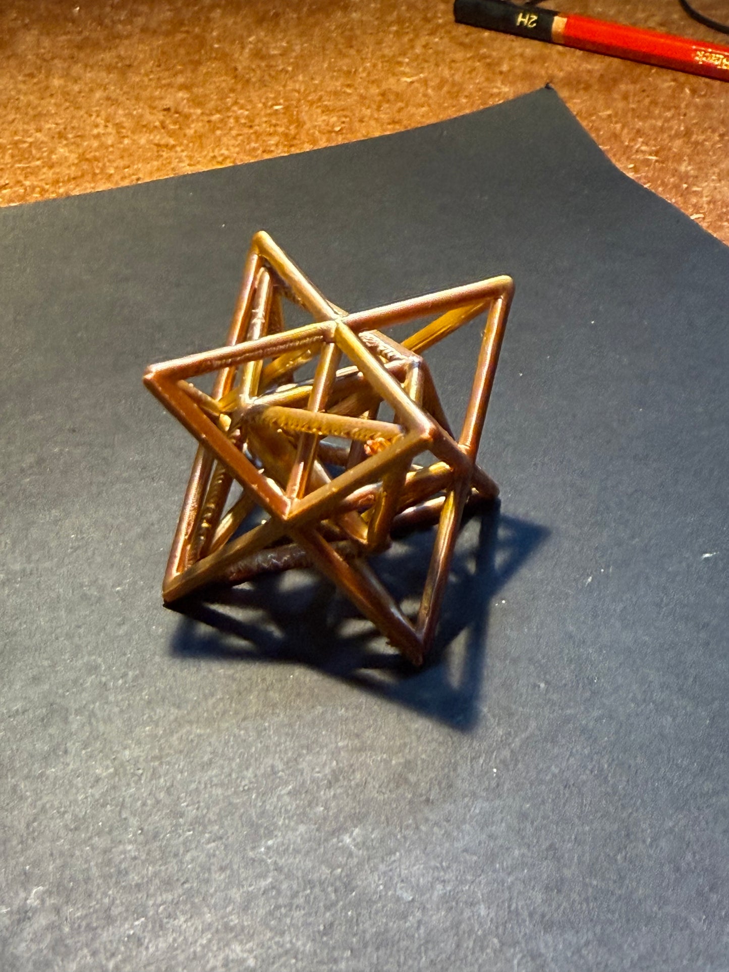 Star Tetrahedron small scale  Merkaba (Order 1) with central stellated tetrahedrons
