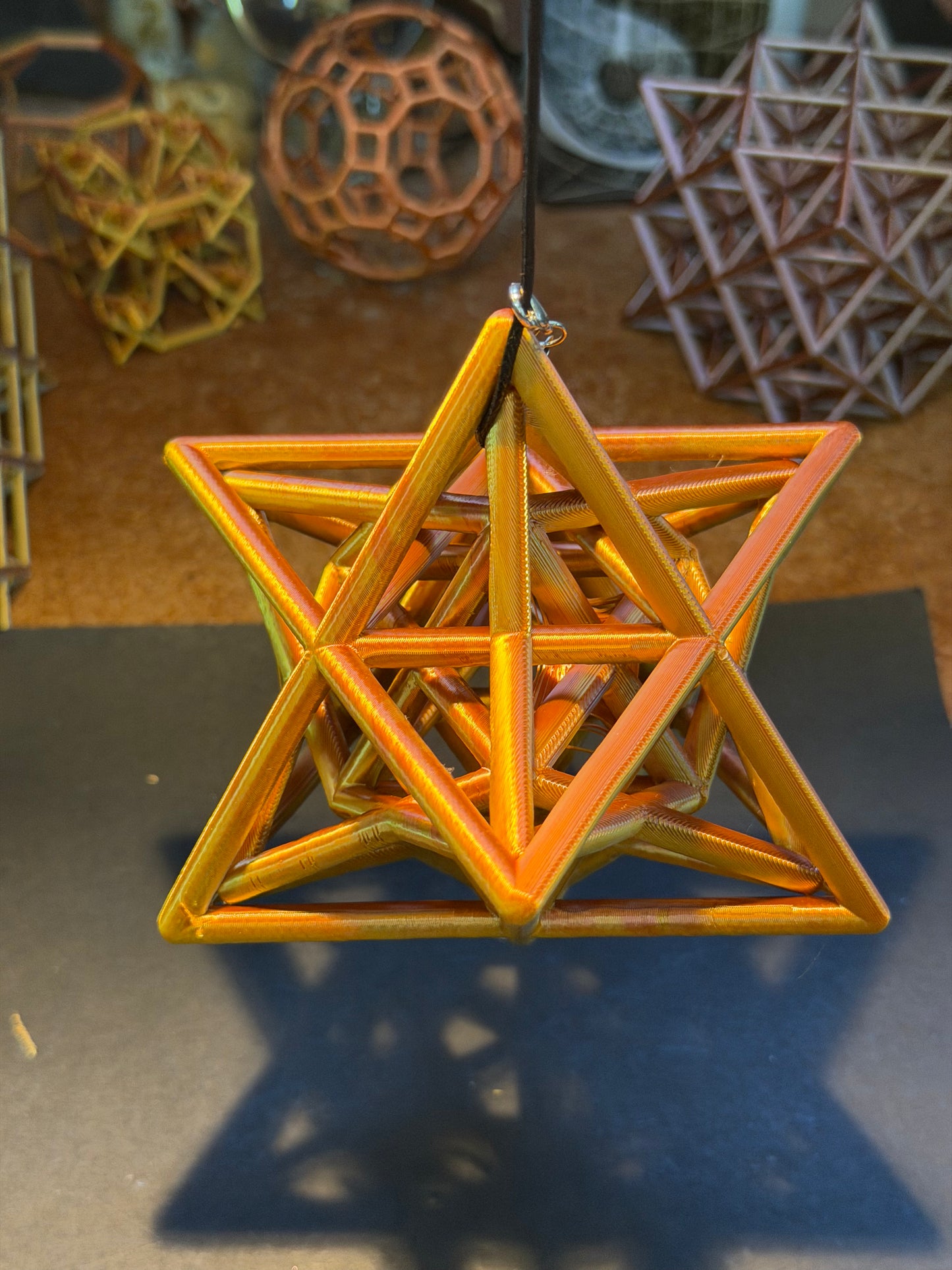 Merkaba with Central Octahedron & Double Stellated Tetrahedrons