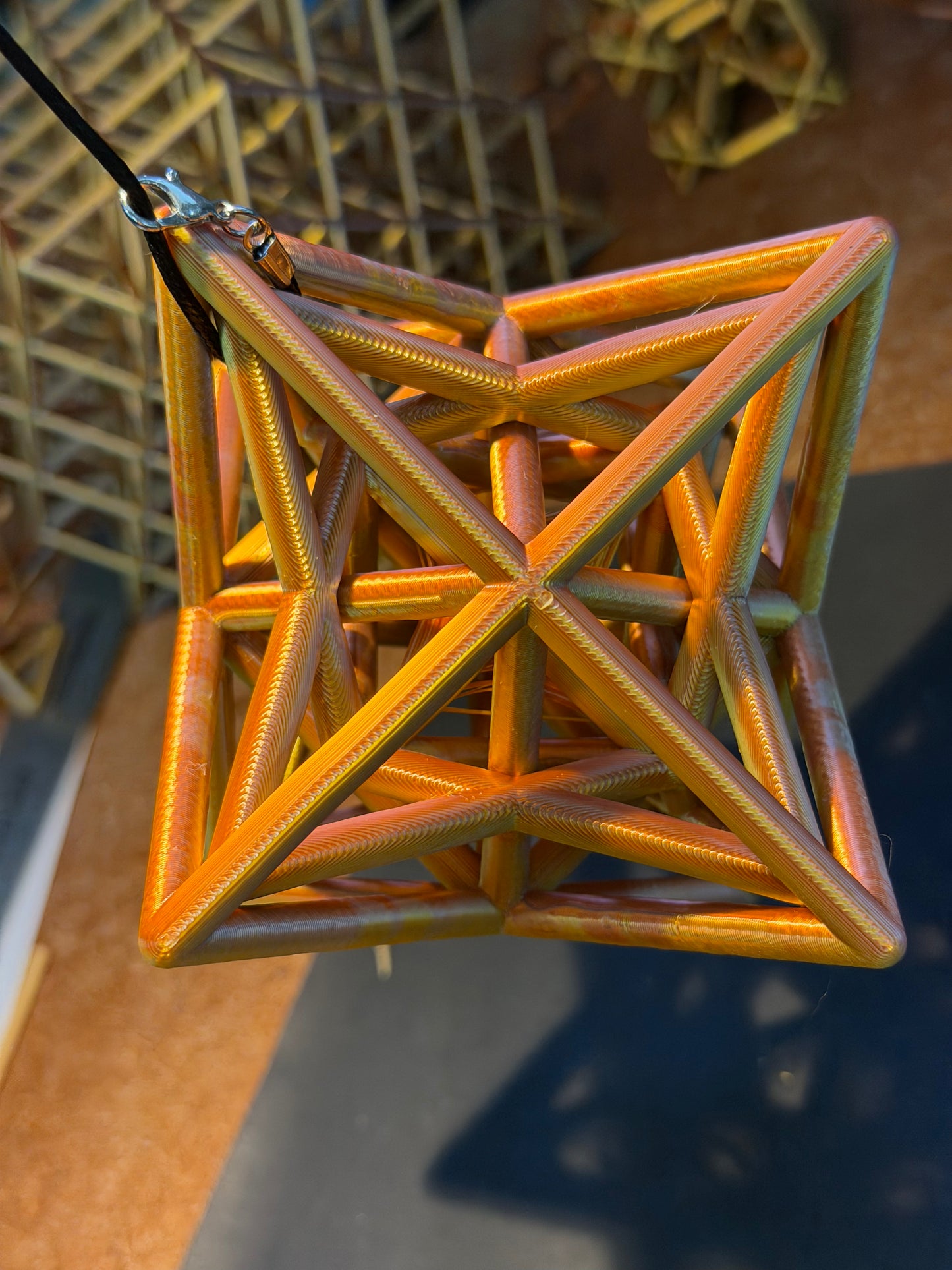 Merkaba with Central Octahedron & Double Stellated Tetrahedrons