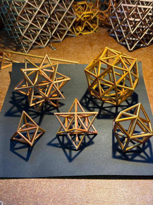 Stellated Platonic Solids 1 Inch edition