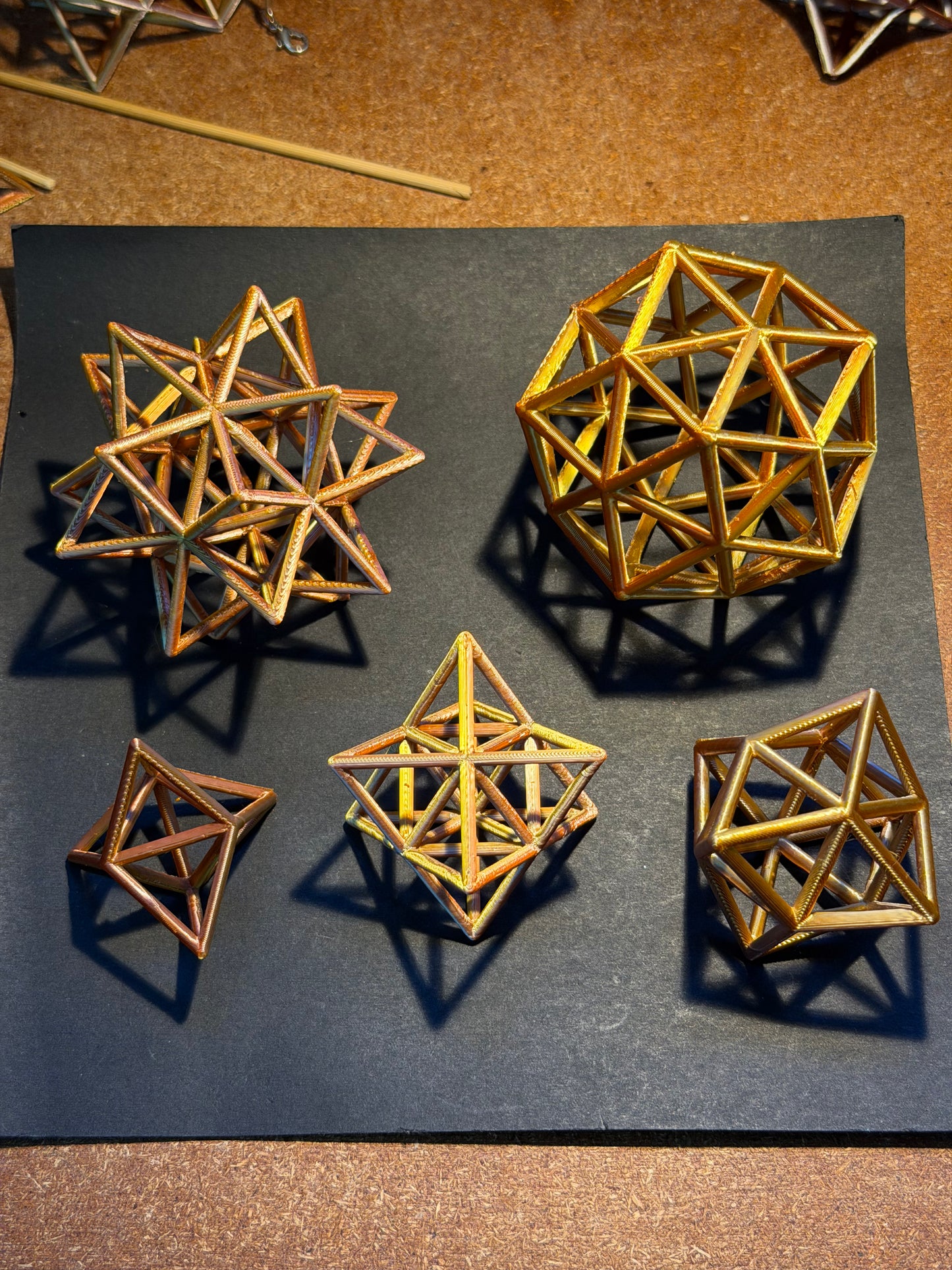 Stellated Platonic Solids 1 Inch edition