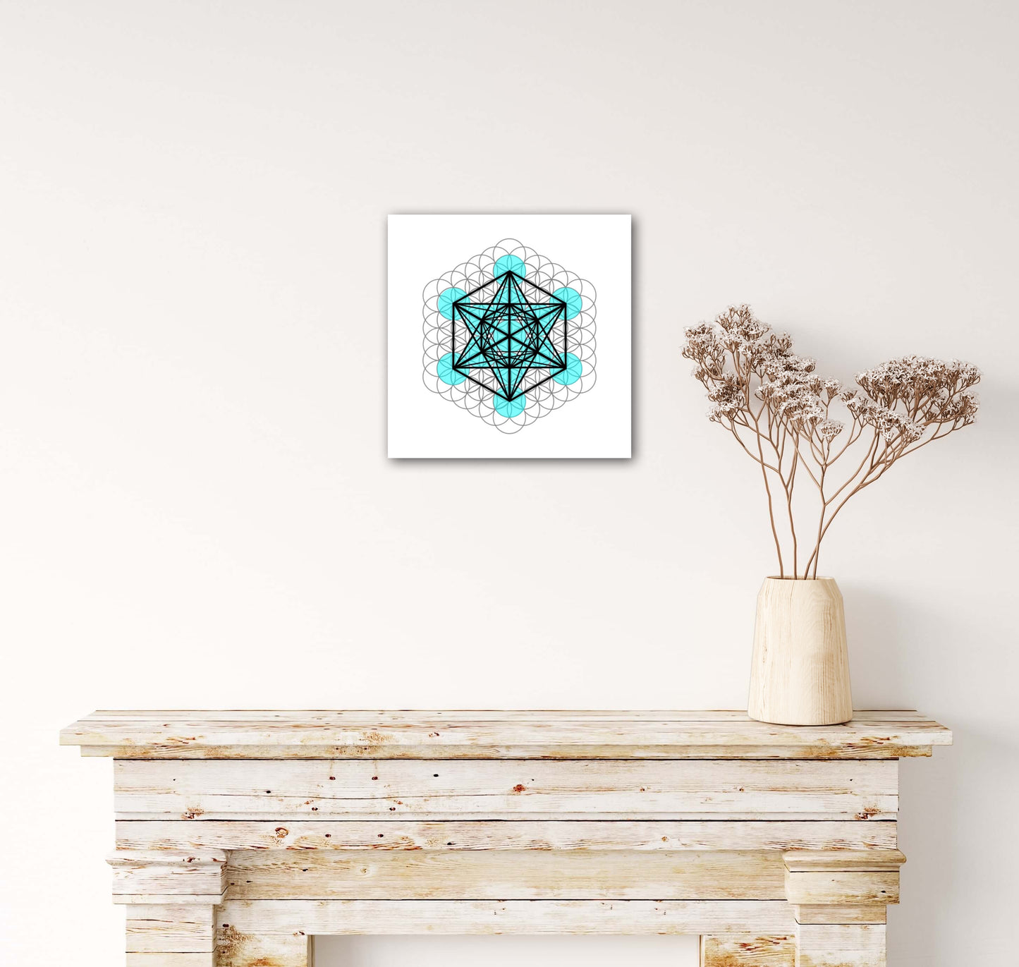 Fruit of Life, Metatron’s Cube C-Type Print - Nature of Flowers