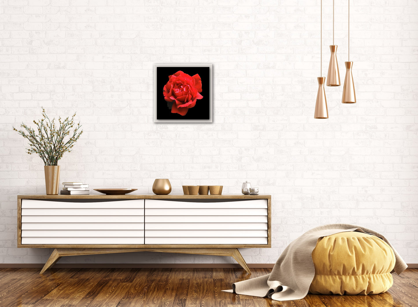 Red Rose Print C-Type Print - Nature of Flowers