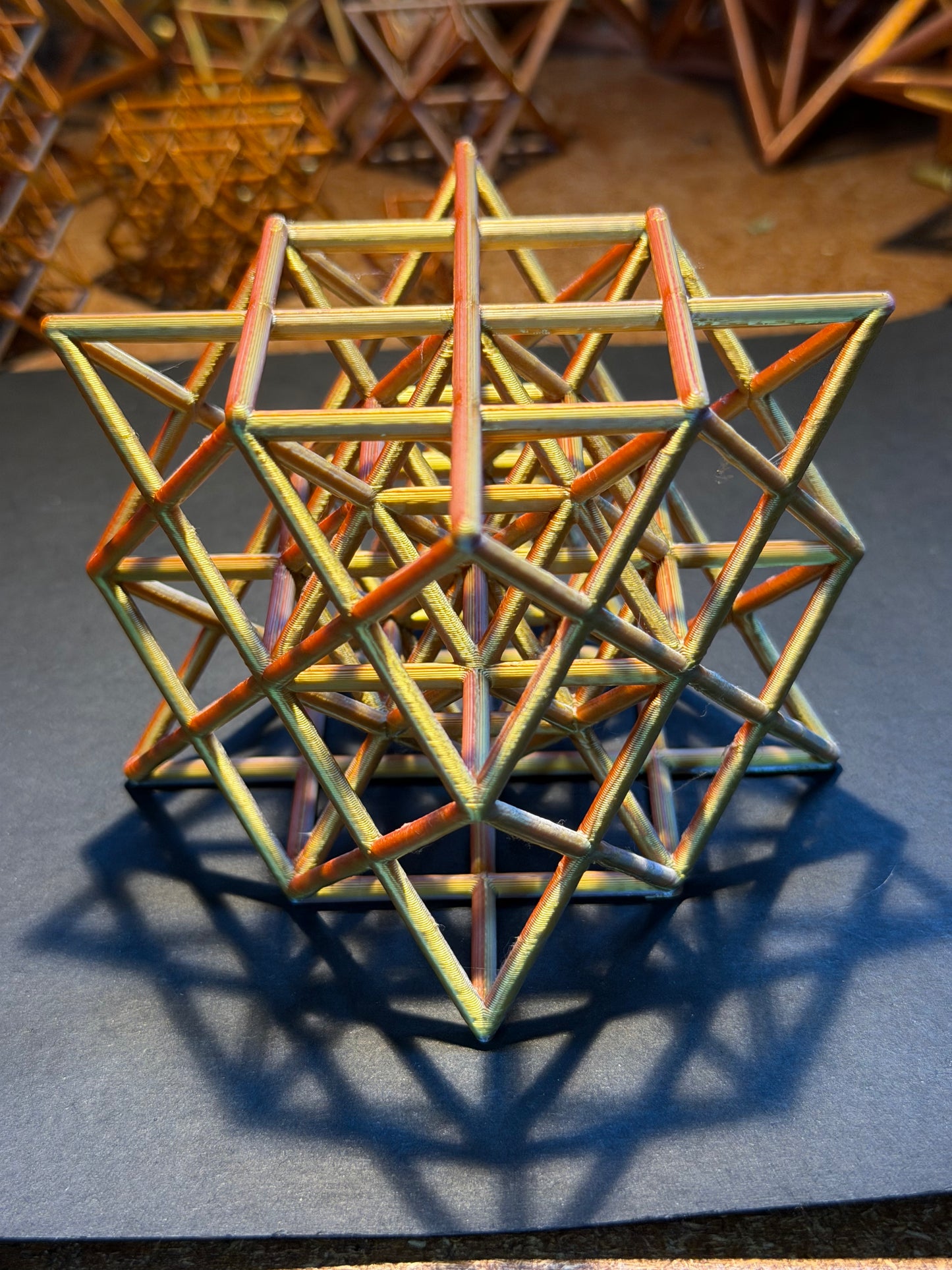 Vector, Merkaba and Octahedron combined