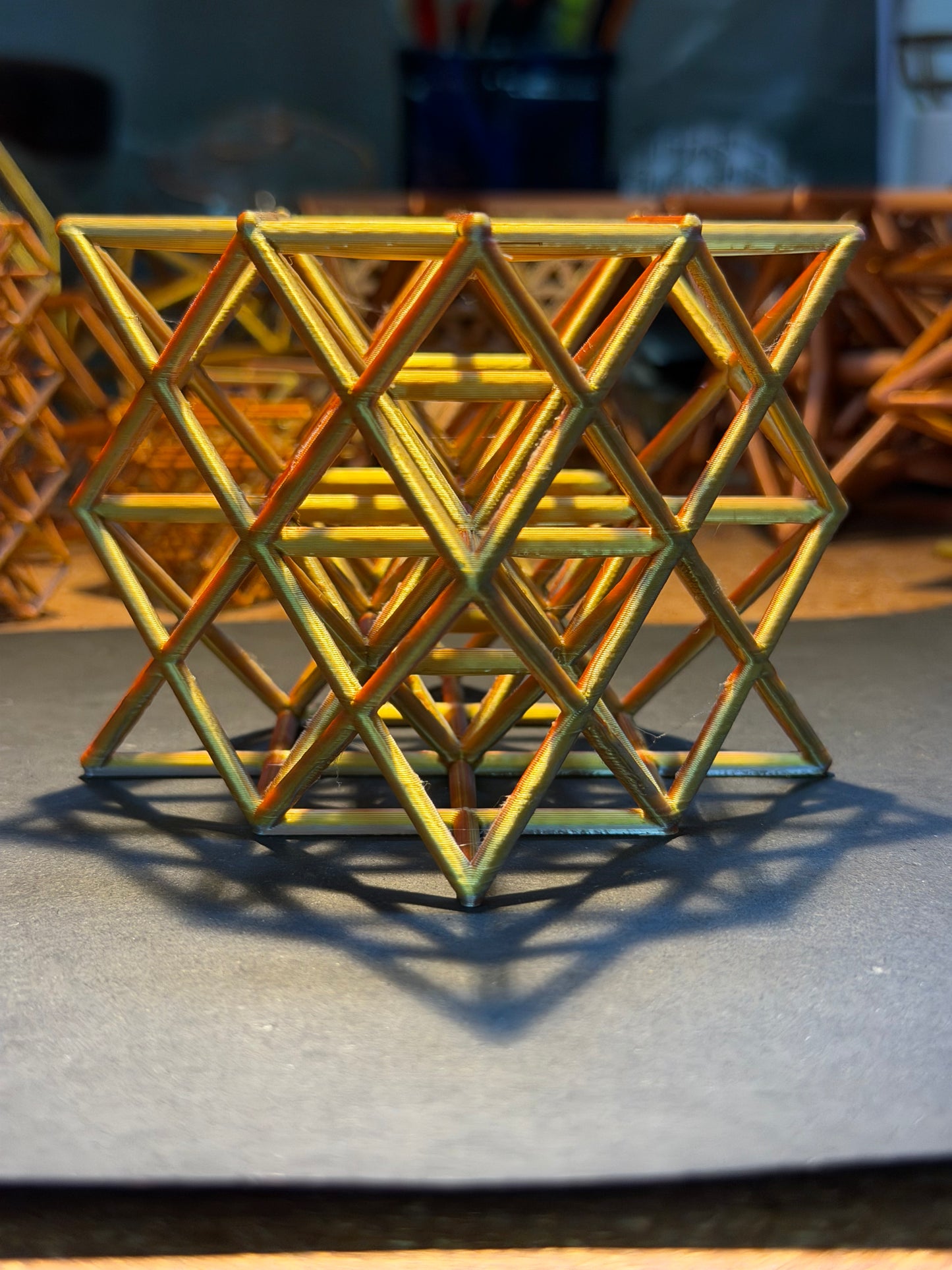 Vector, Merkaba and Octahedron combined