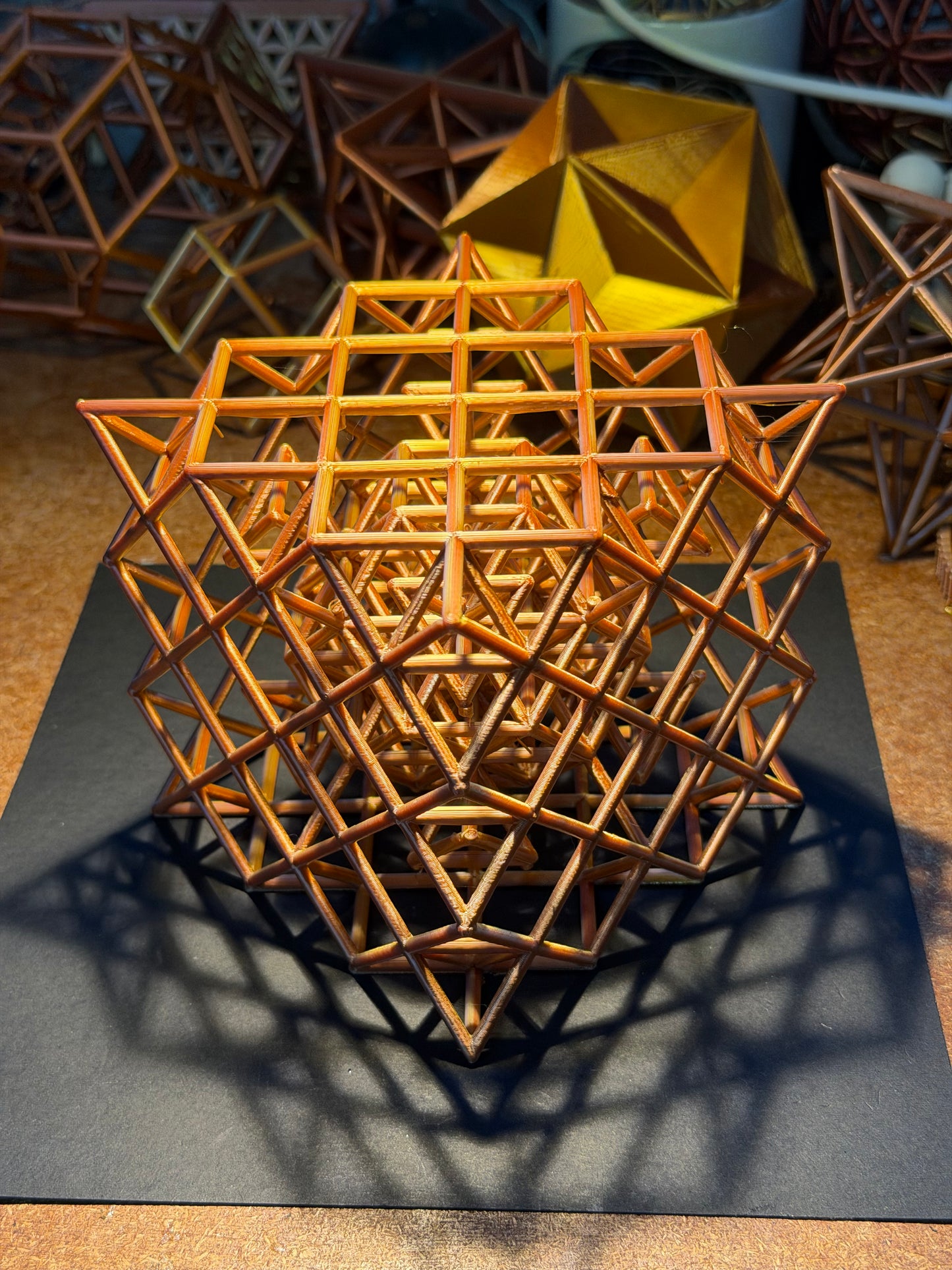 Neon Order 3 version 3 without internal face Pyramids - Nature of Flowers