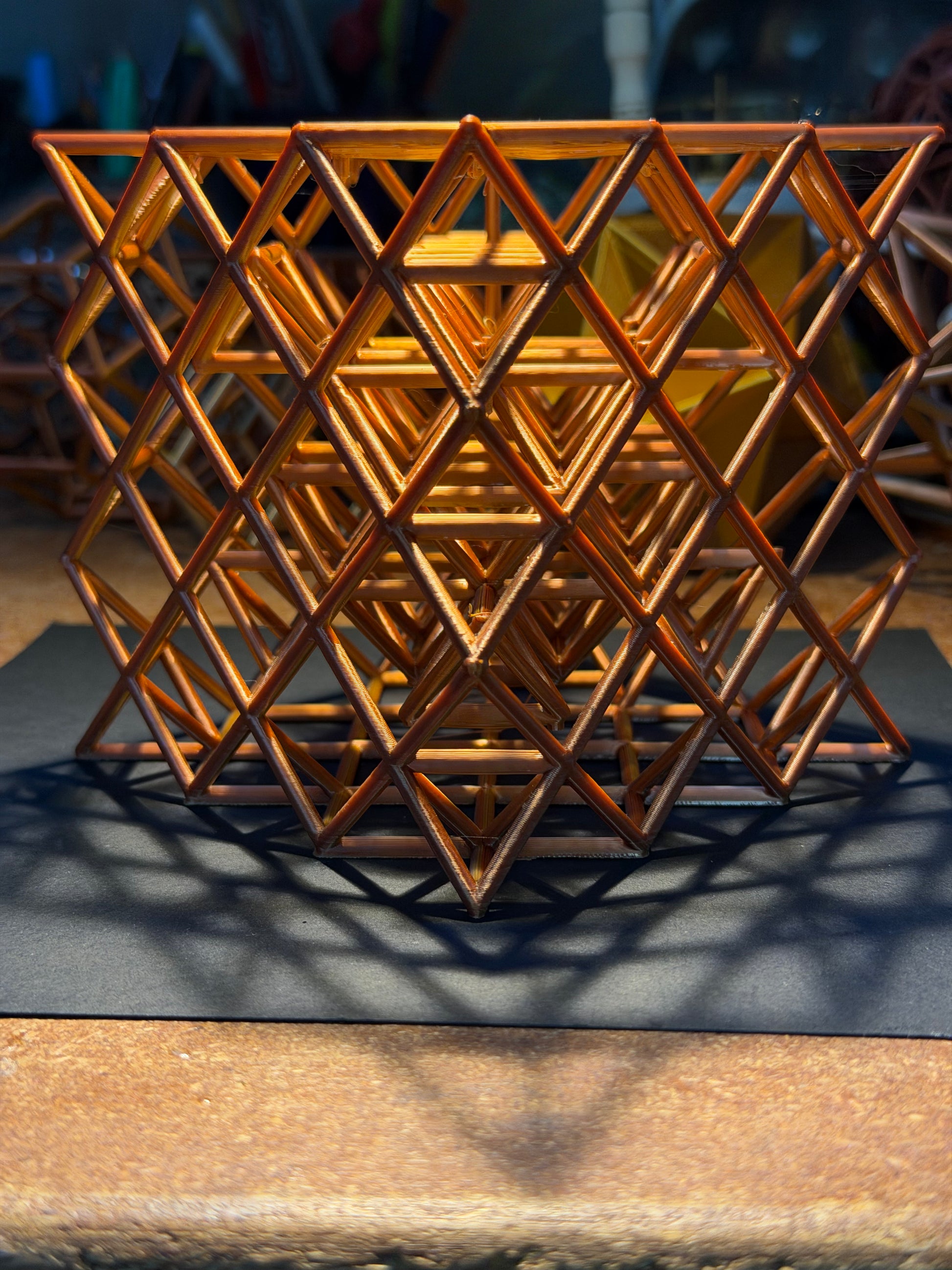Neon Order 3 version 3 without internal face Pyramids - Nature of Flowers