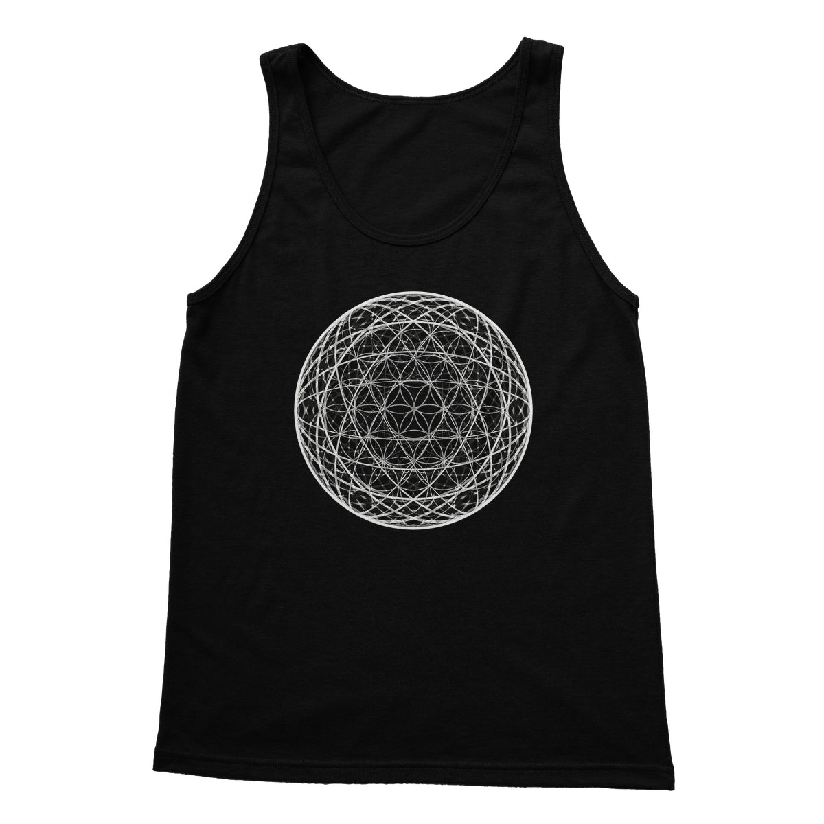 Multidimensional Flower of Life Softstyle Tank Top