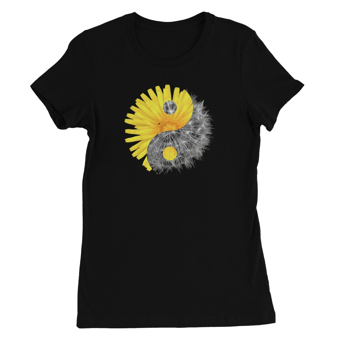 Dandelion Yin Yang  Women's Favourite T-Shirt