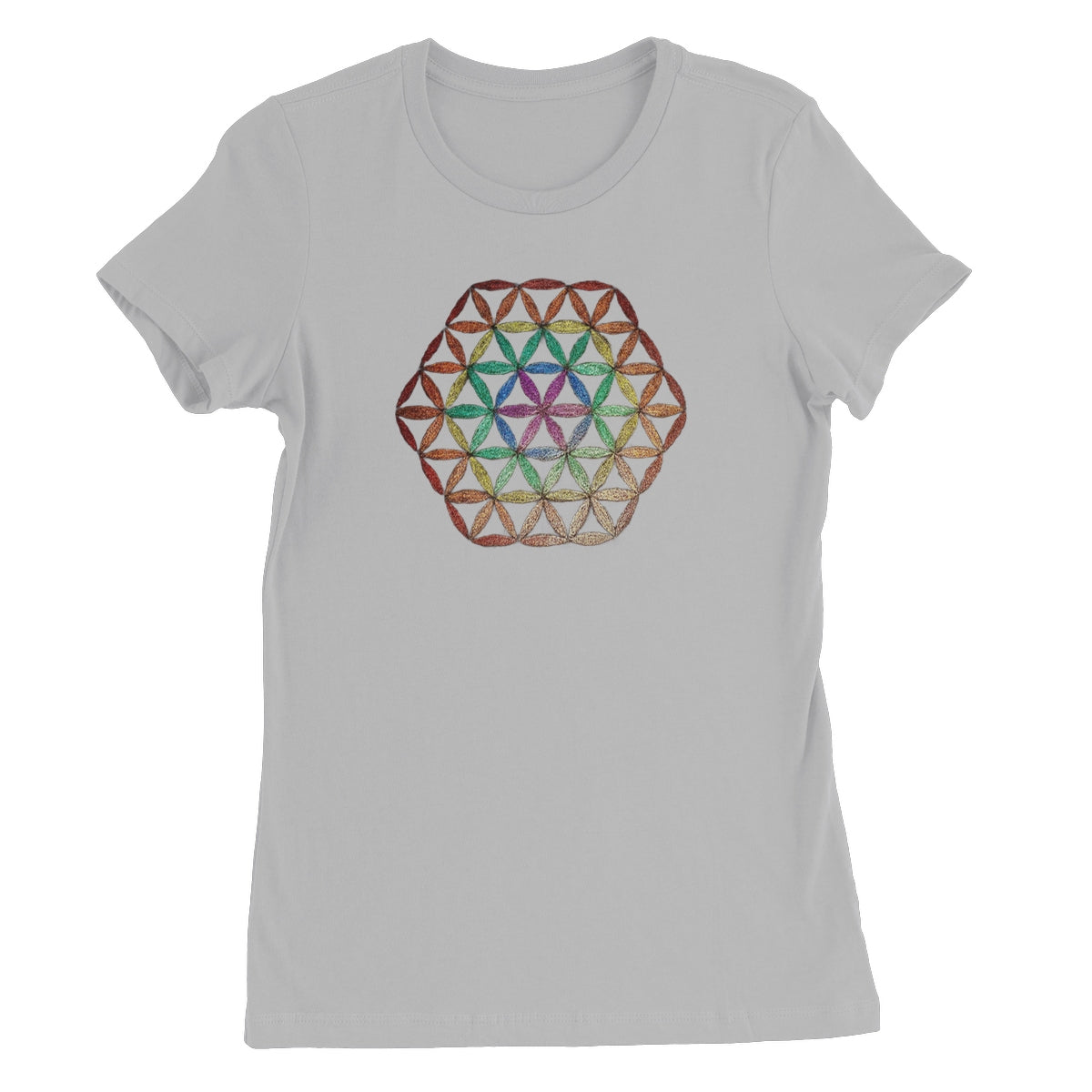 Flower of Life in Colour  Women's Favourite T-Shirt