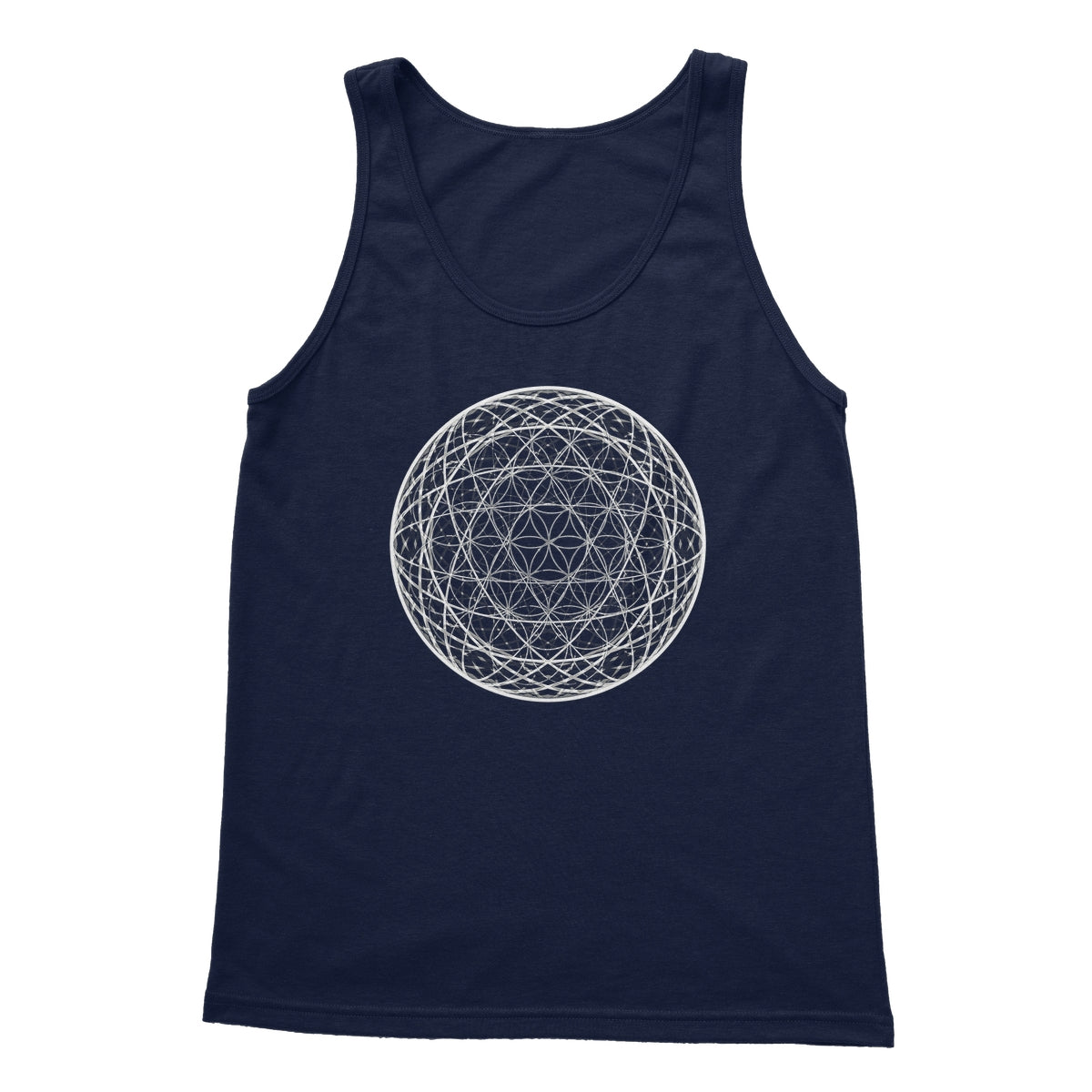 Multidimensional Flower of Life Softstyle Tank Top