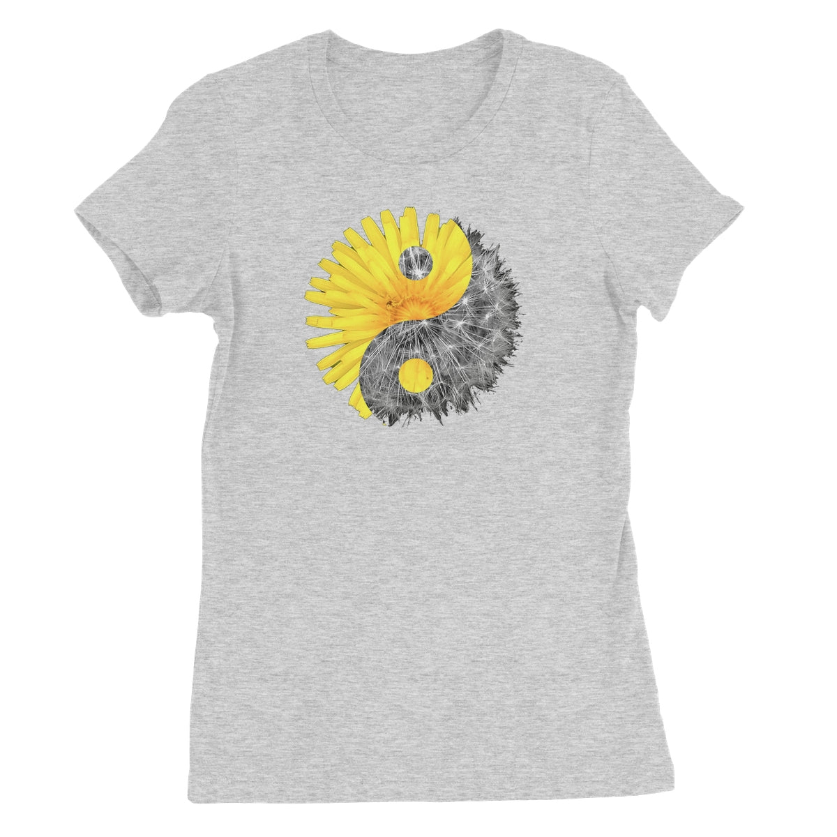 Dandelion Yin Yang  Women's Favourite T-Shirt