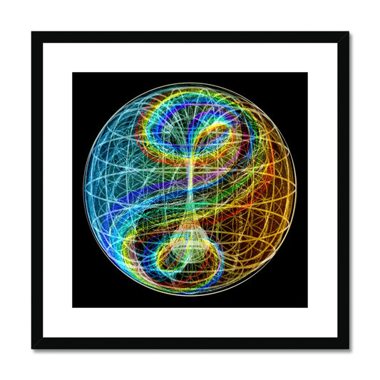 Torus Rainbow Flow Framed & Mounted Print