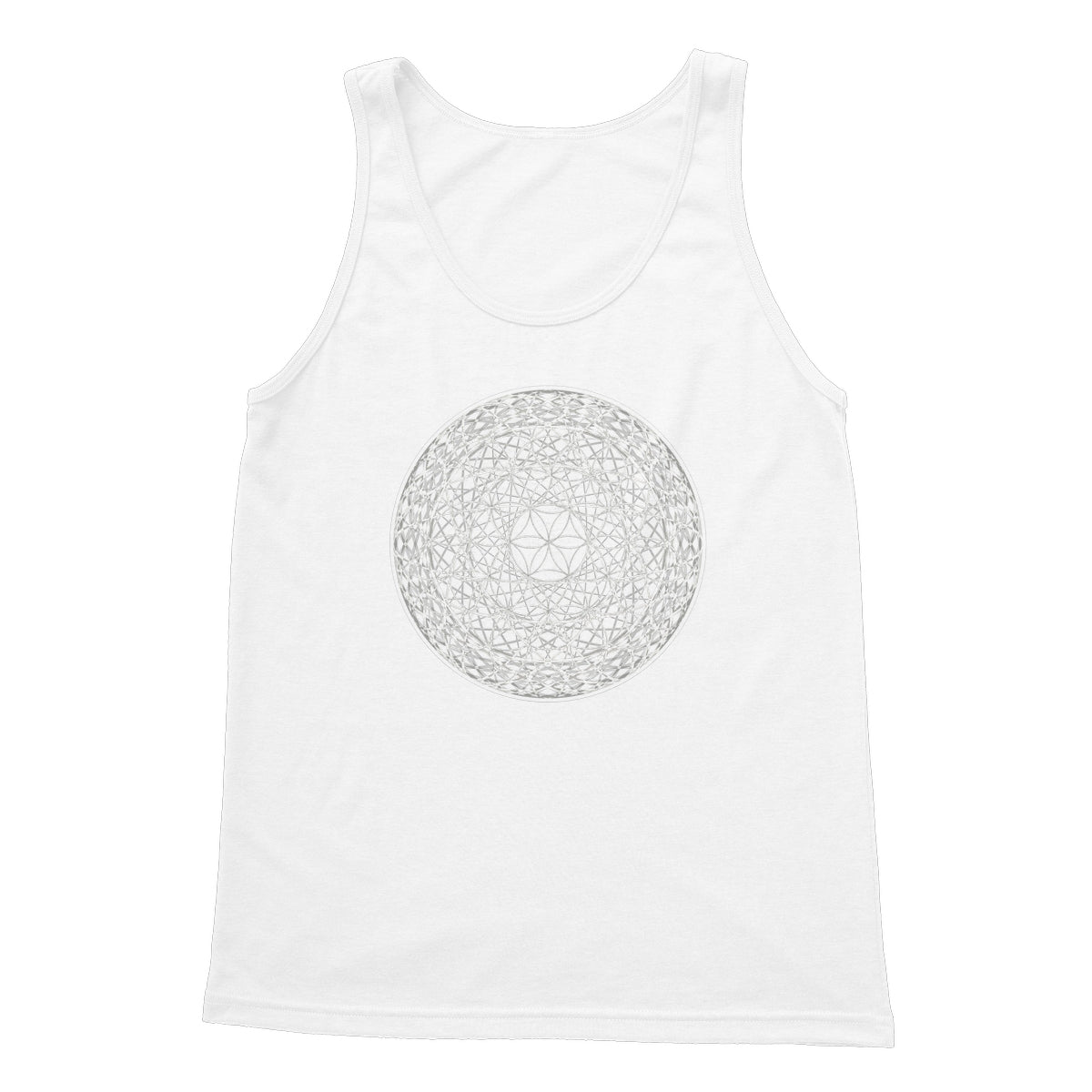 Multidimensional Flower of Life Softstyle Tank Top