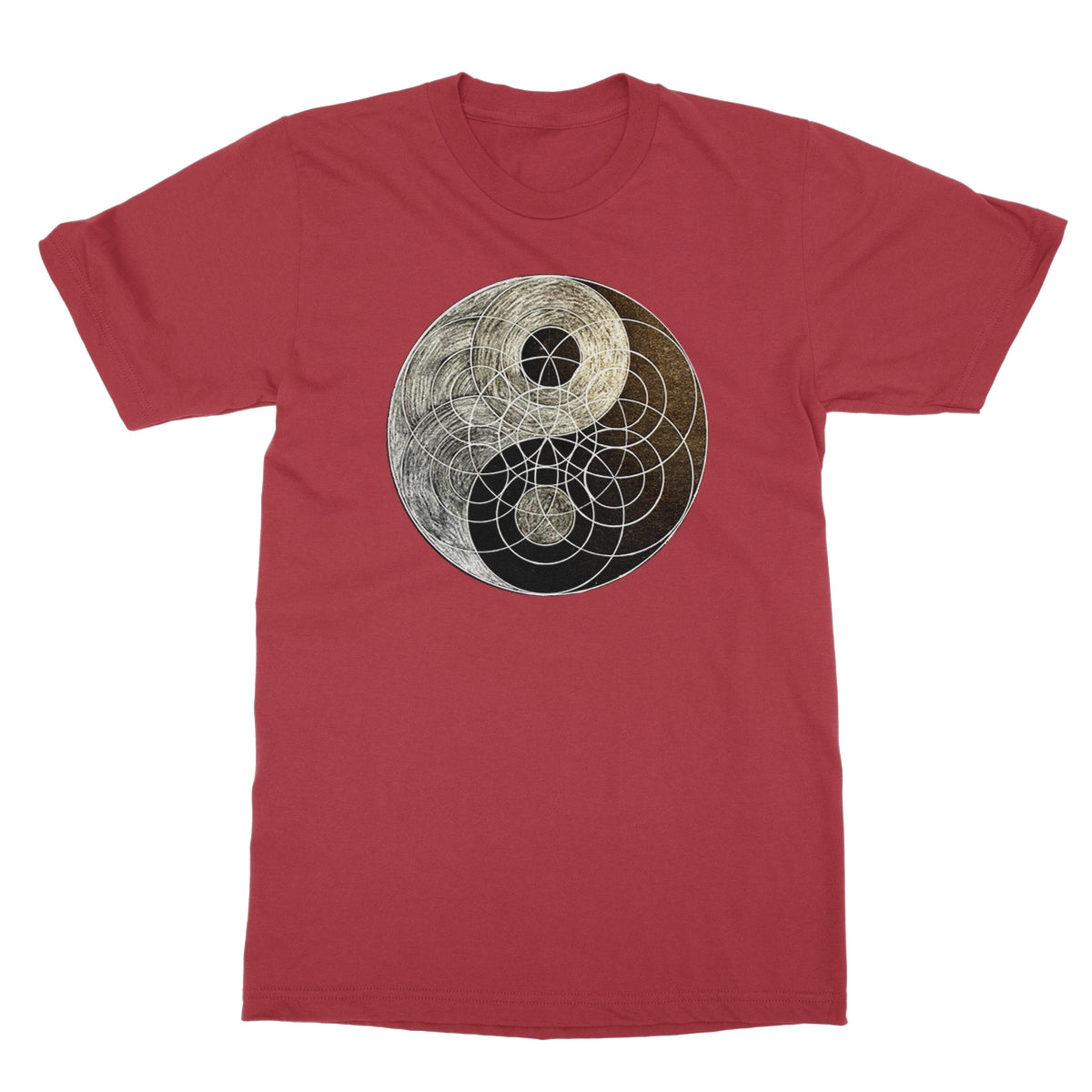 Yin Yang Golden Circle Softstyle T-Shirt