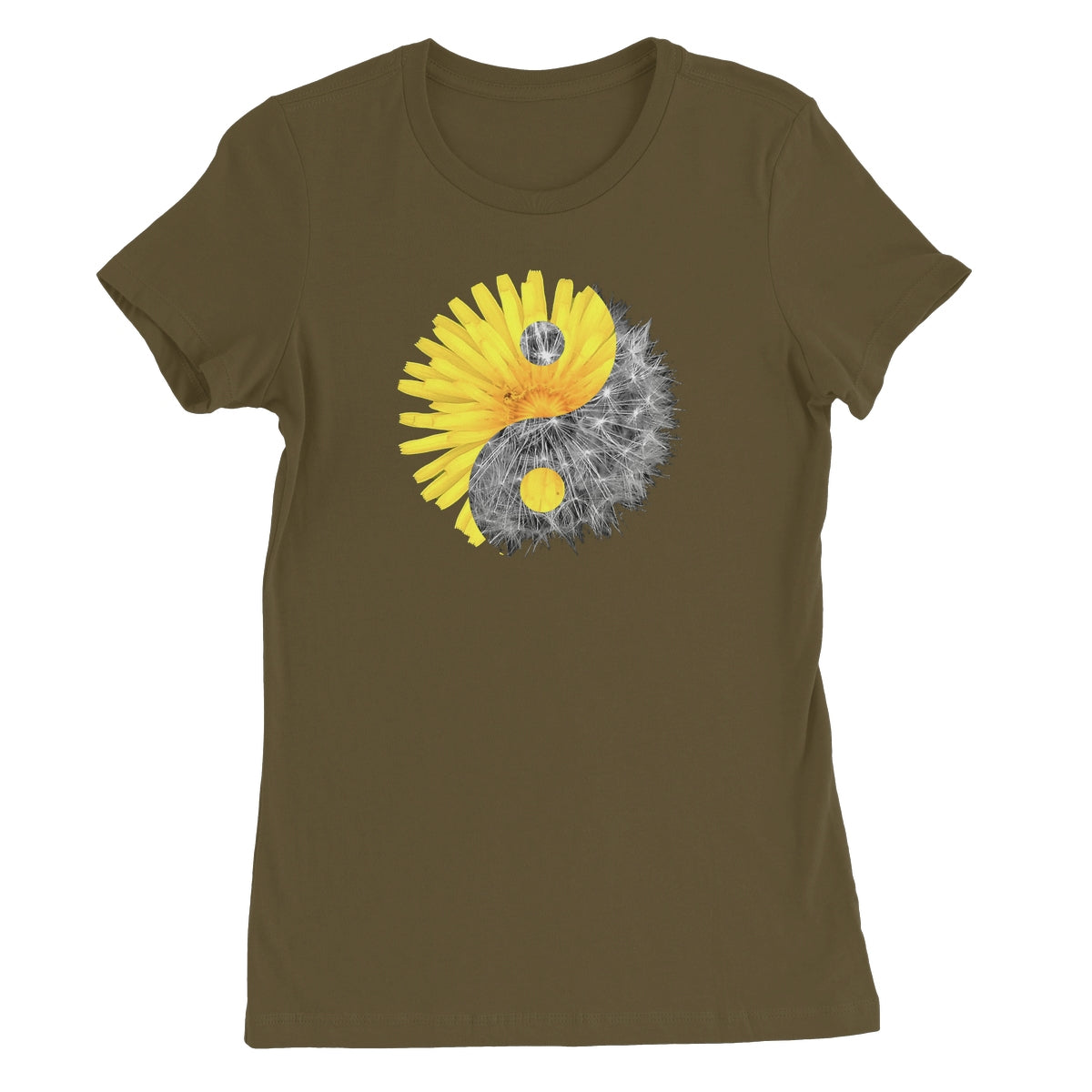 Dandelion Yin Yang  Women's Favourite T-Shirt