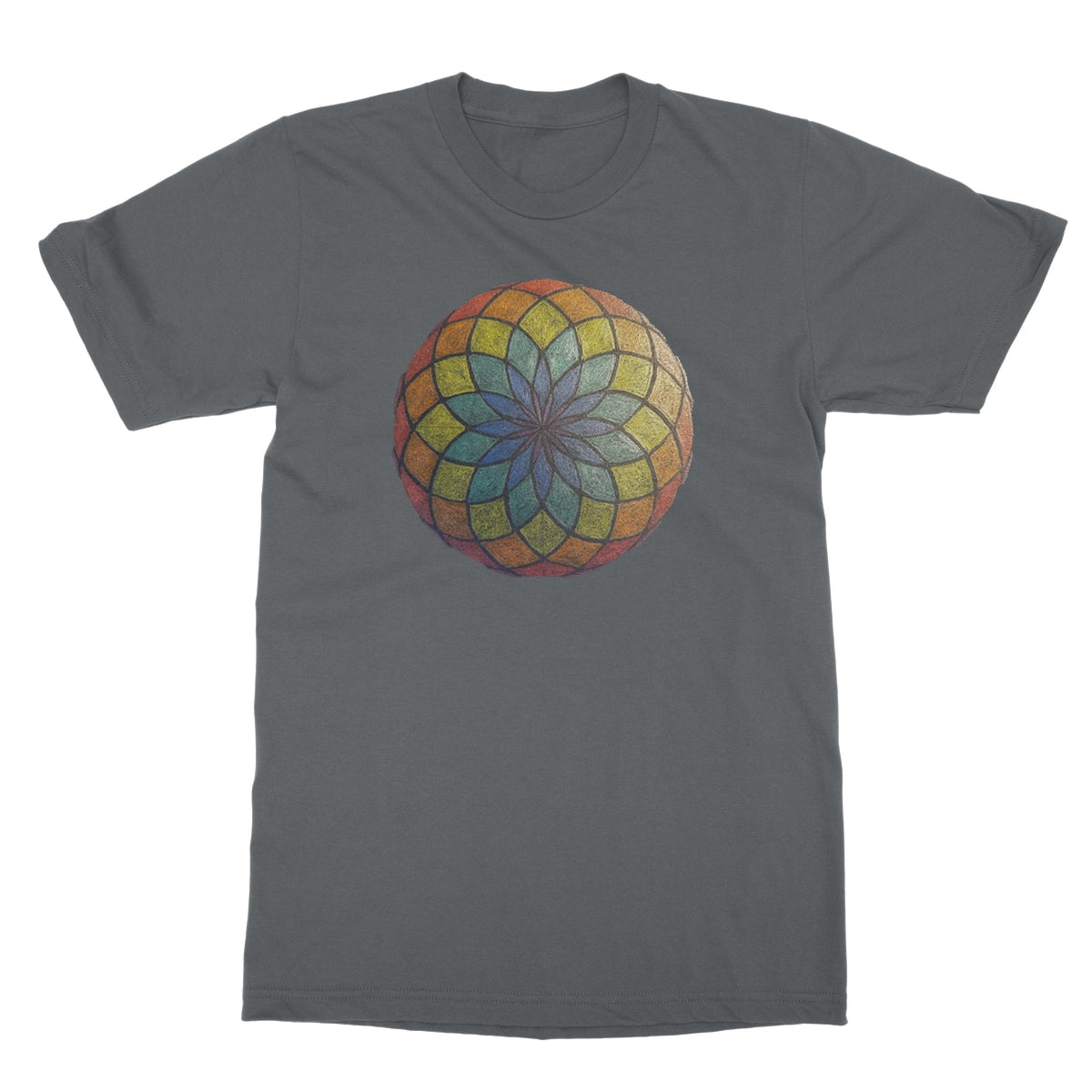 Lotus of Life in Colour Softstyle T-Shirt