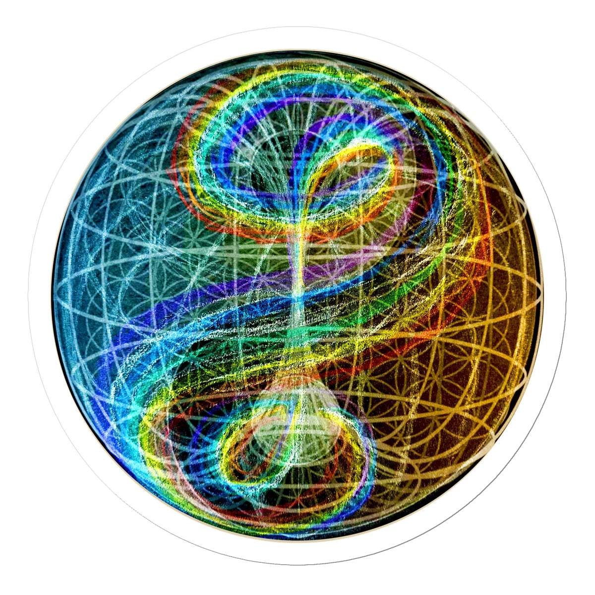 Torus Rainbow Flow Sticker