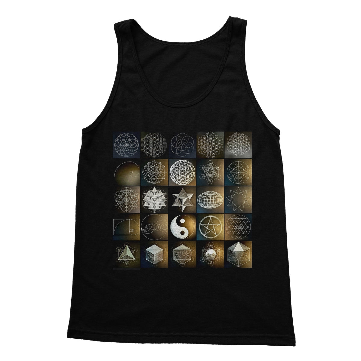 Sacred Geometry Unity Softstyle Tank Top