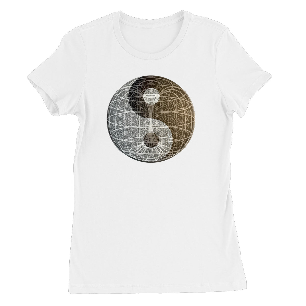 Yin Yang, Torus, Flower of Life, Unity Women's Favourite T-Shirt