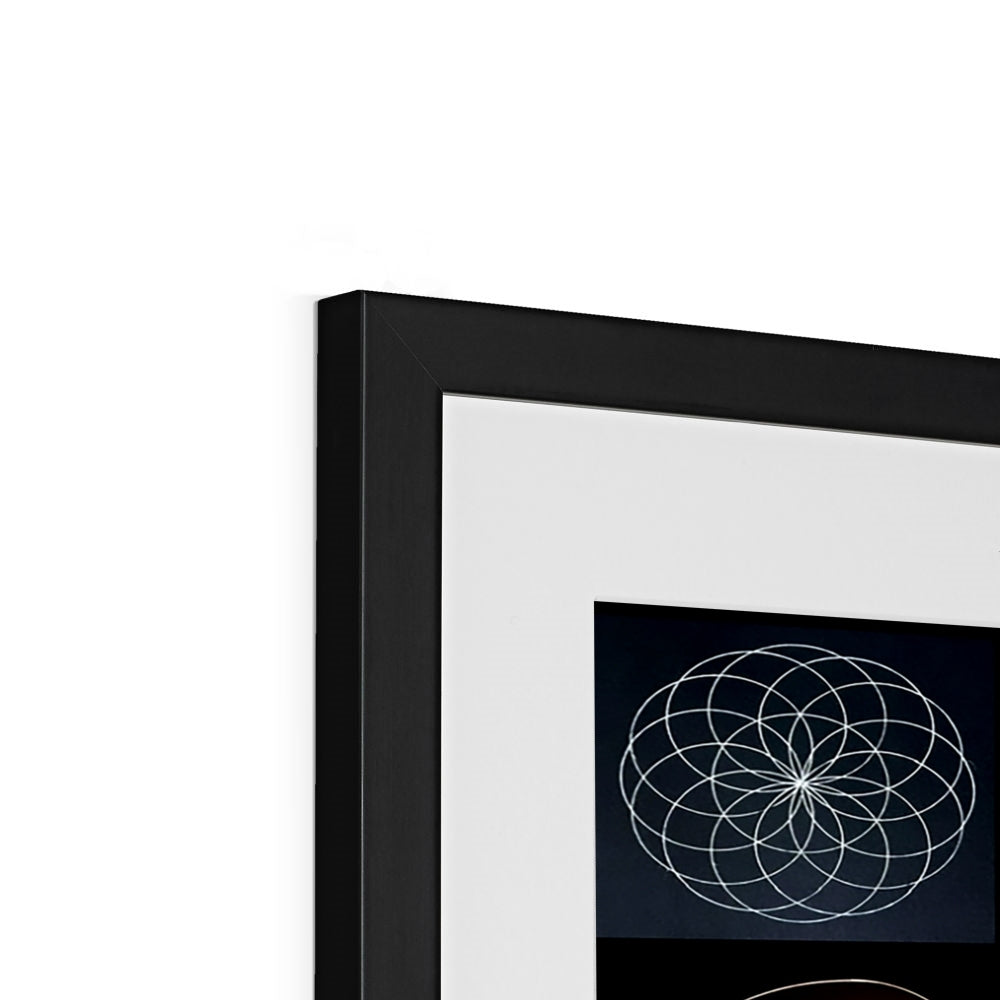 Sacred Geometry Unity Framed & Mounted Print