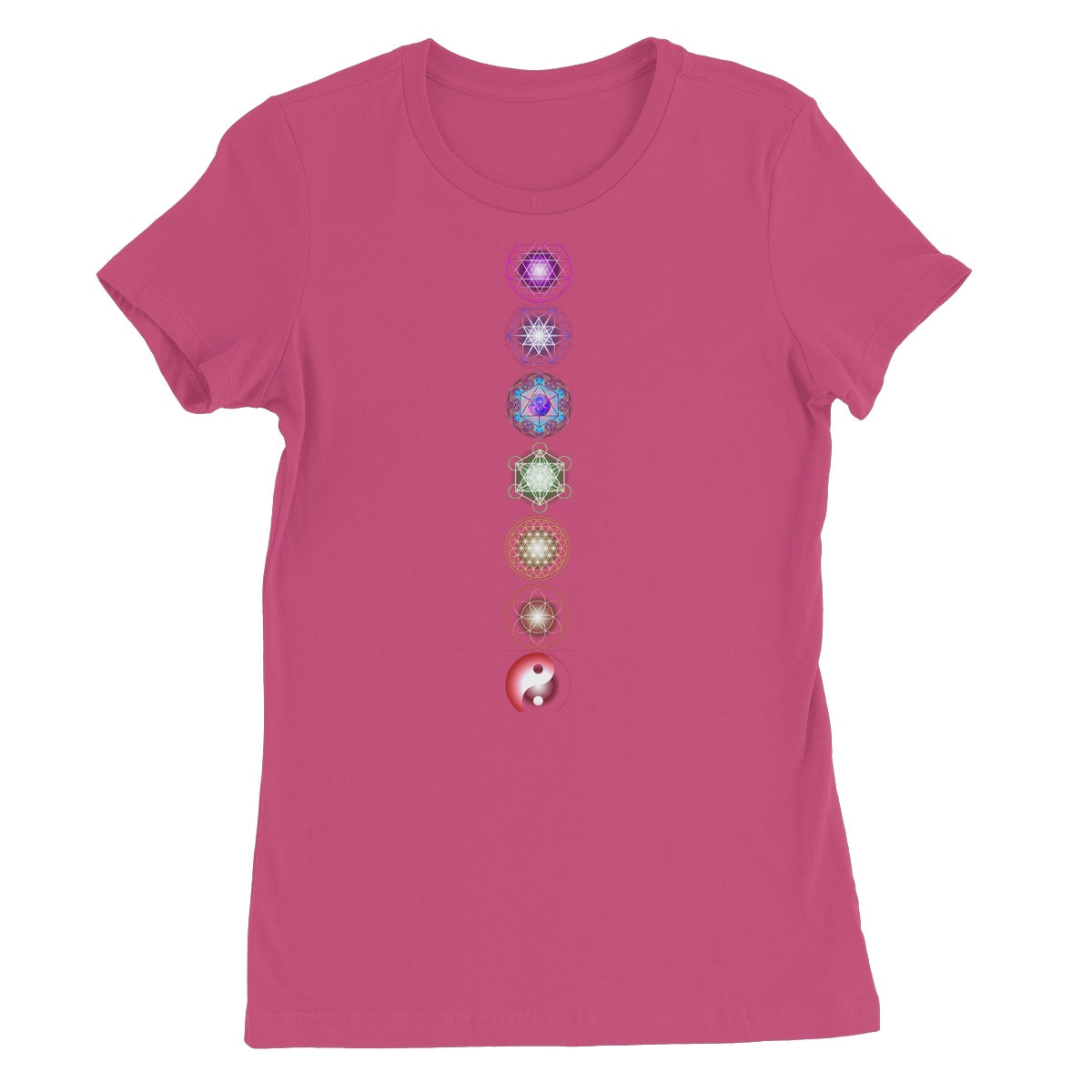 Sacred Geometry symbols Charka  Women's Favourite T-Shirt