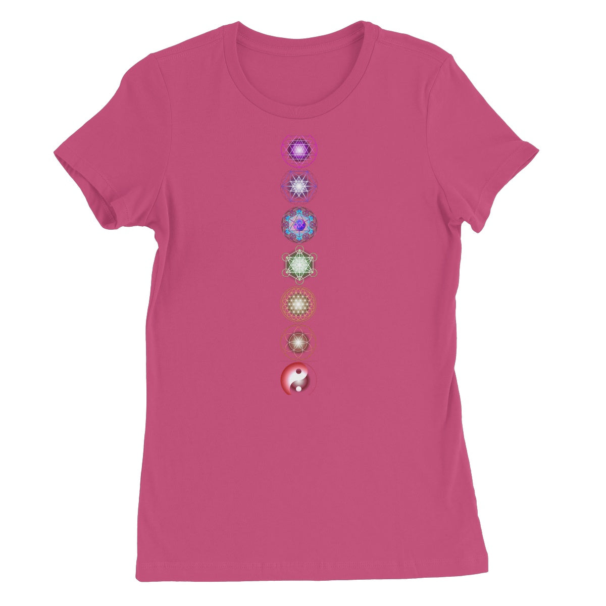 Sacred Geometry symbols Chakra Women's Favourite T-Shirt