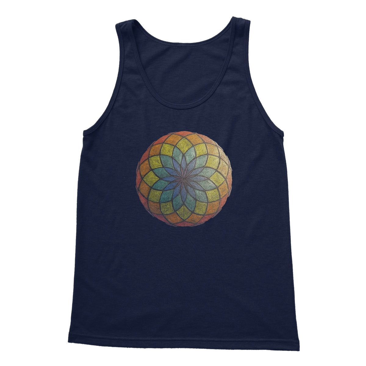 Lotus of Life in Colour Softstyle Tank Top